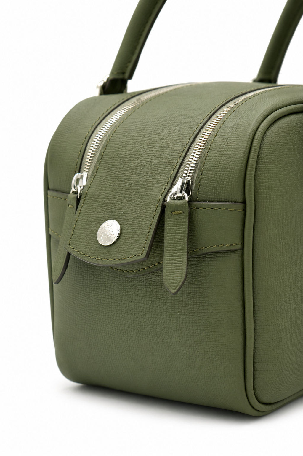 Sac Appoloni en cuir Tempo Kaki