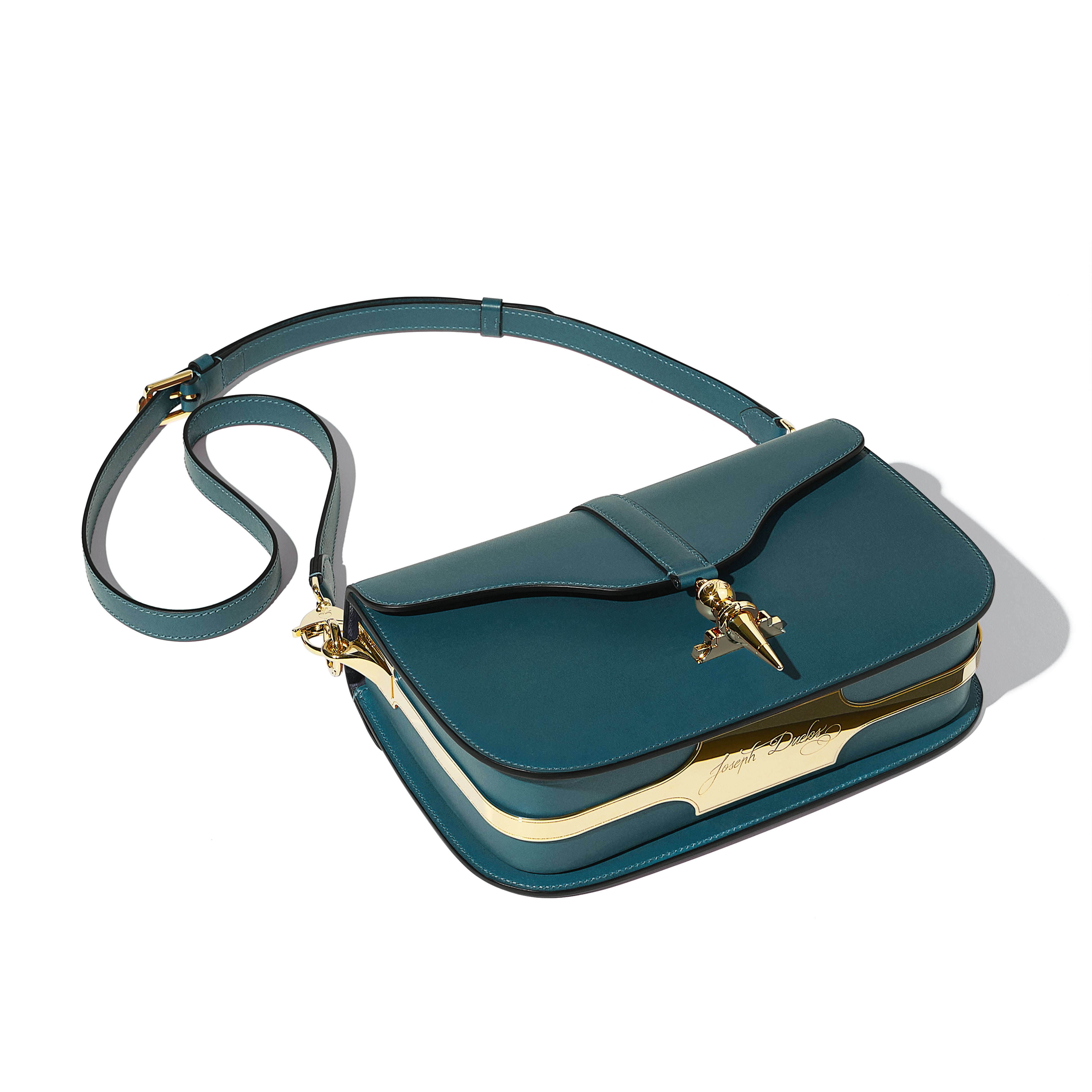 Besace Diane en cuir Héritage Nénuphar