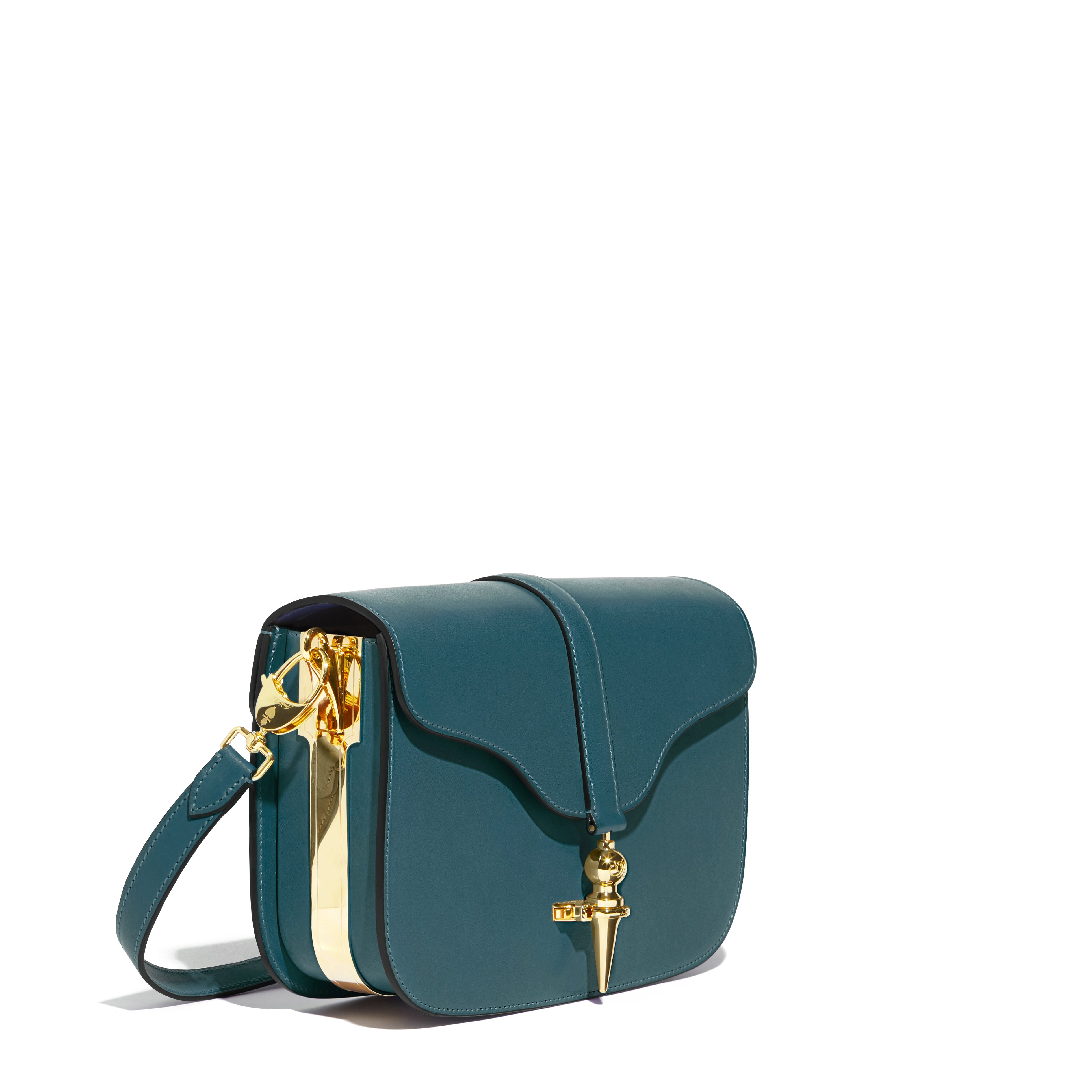 Besace Diane en cuir Héritage Nénuphar