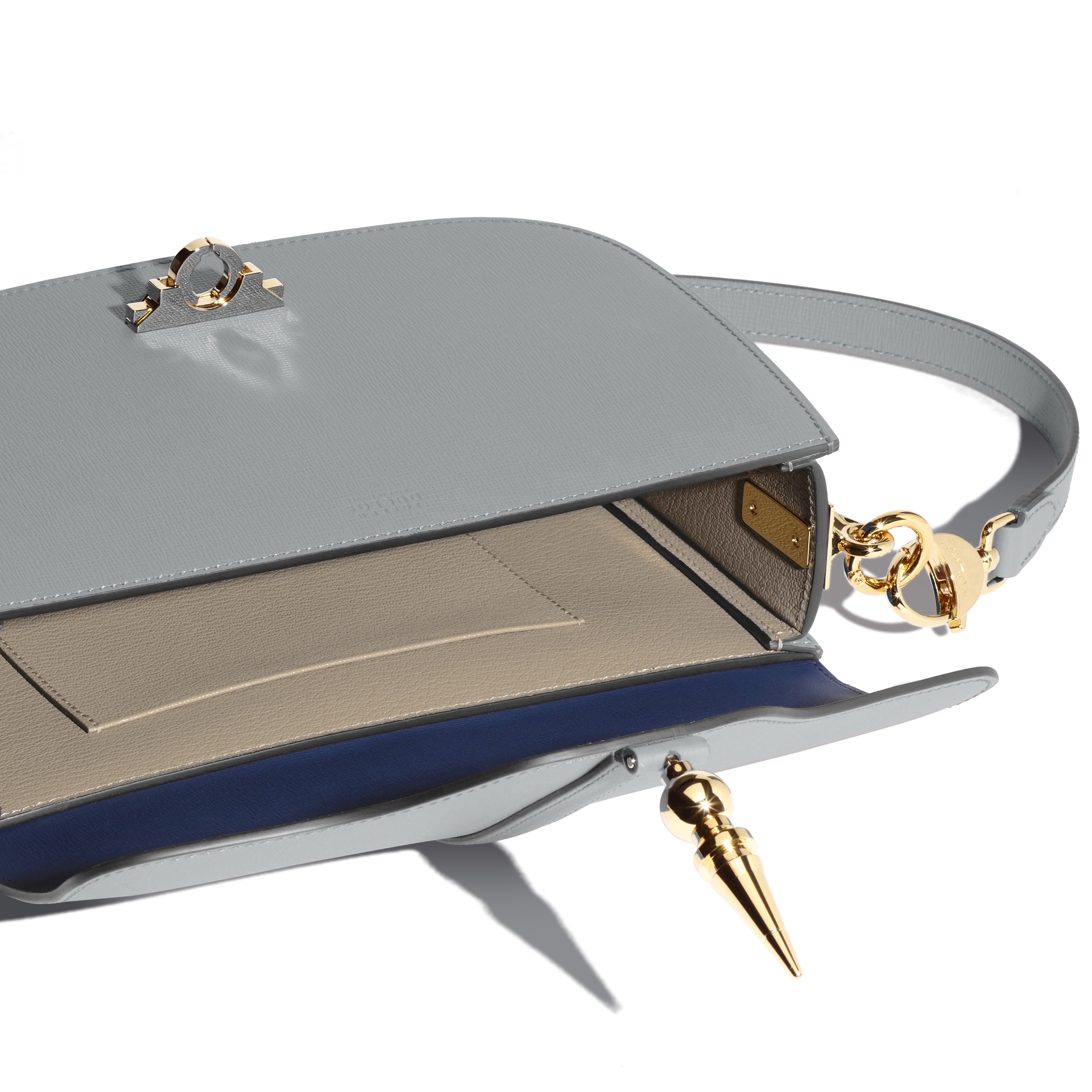 Besace Diane en cuir Tempo Souris