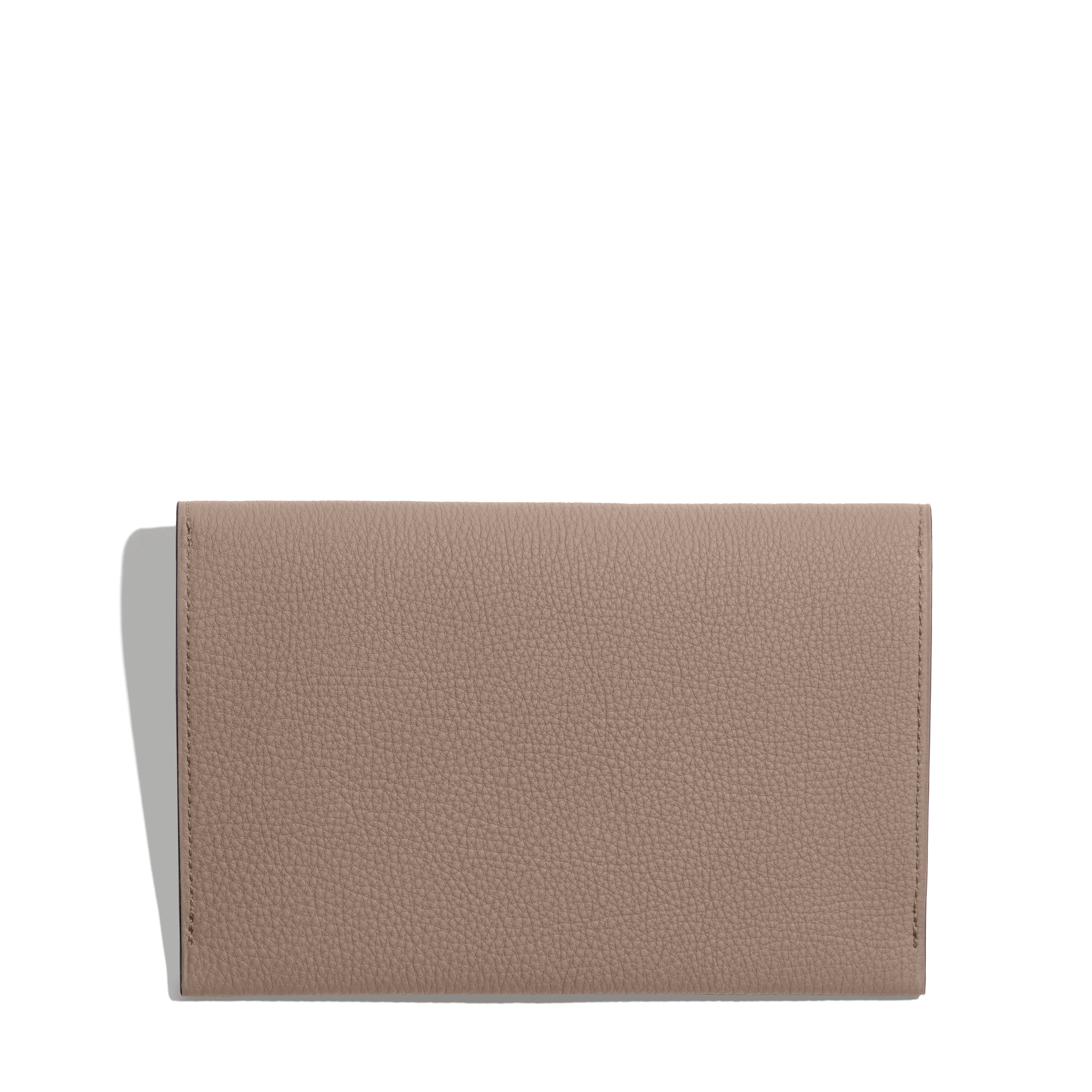 Pochette Fontélie en cuir Concerto Taupe