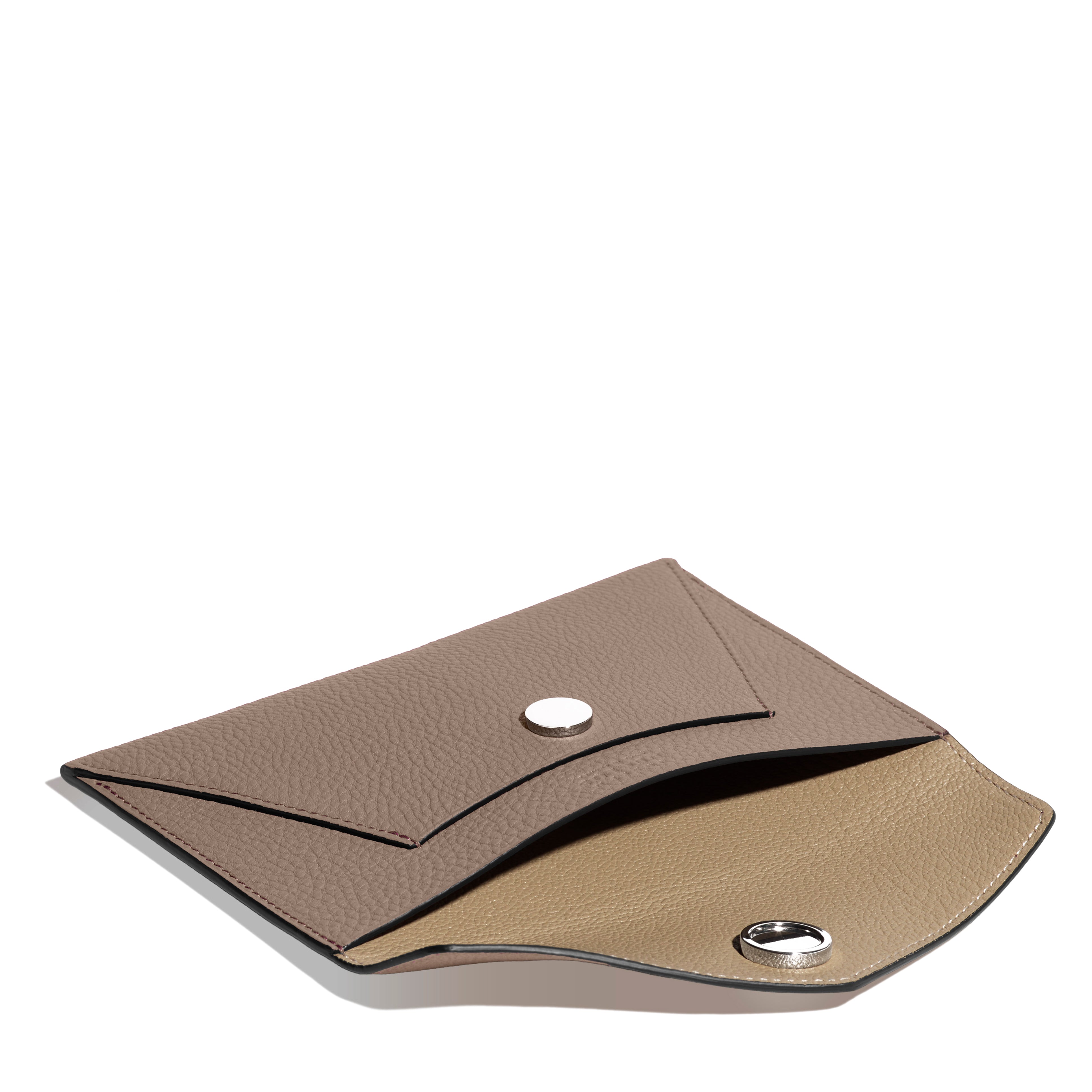 Pochette Fontélie en cuir Concerto Taupe