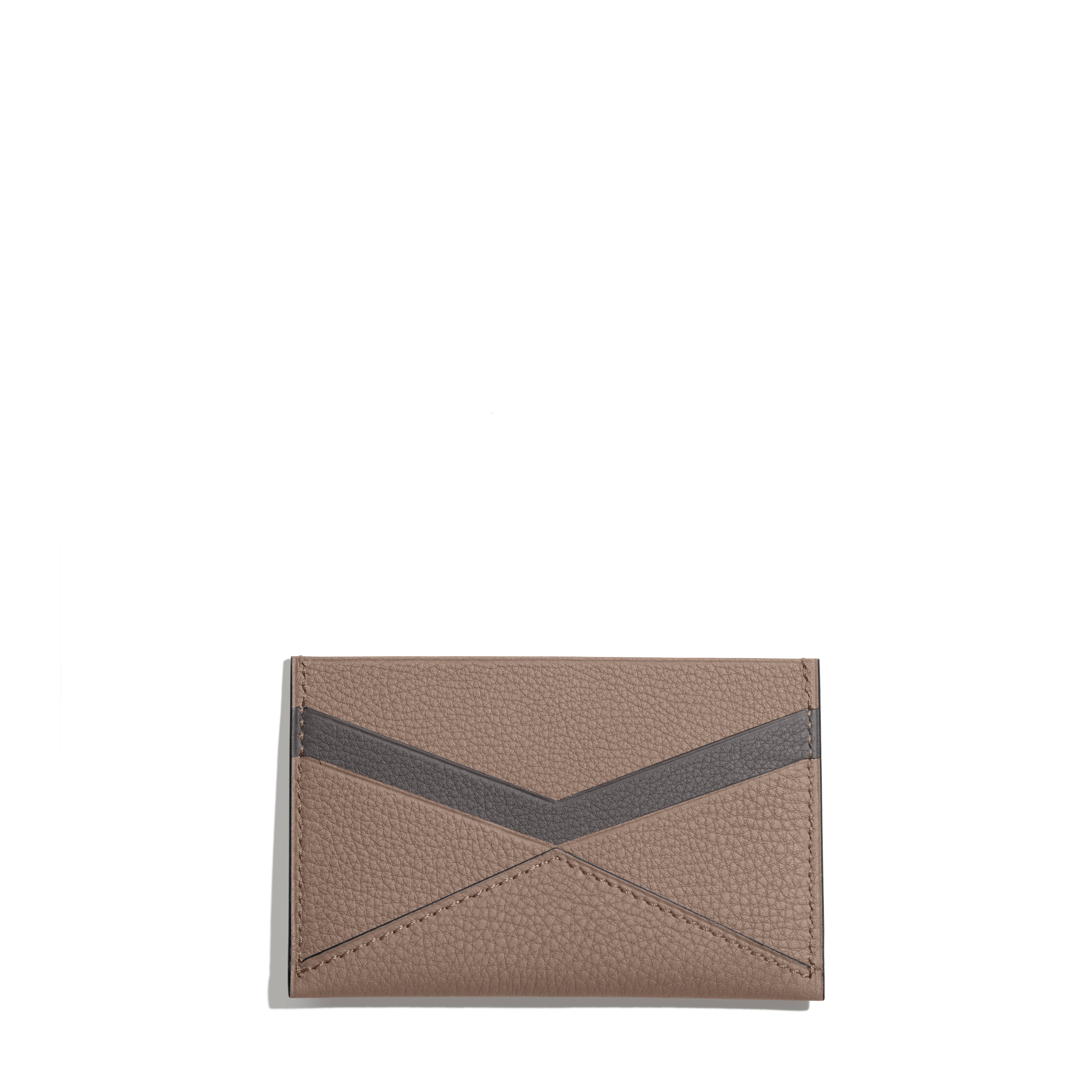 Porte-Cartes Fontélie en cuir Concerto Taupe