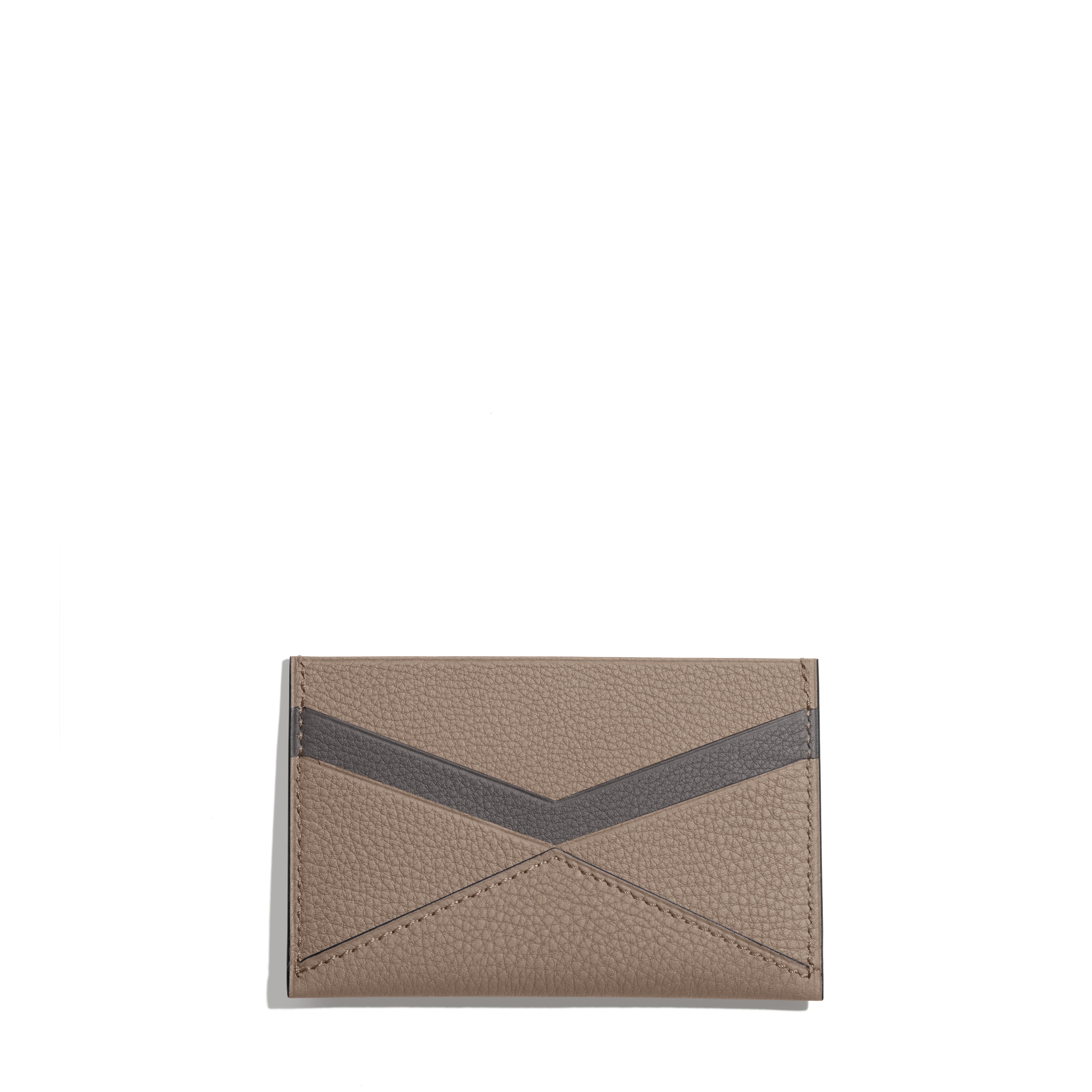 Porte-Cartes Fontélie en cuir Concerto Taupe