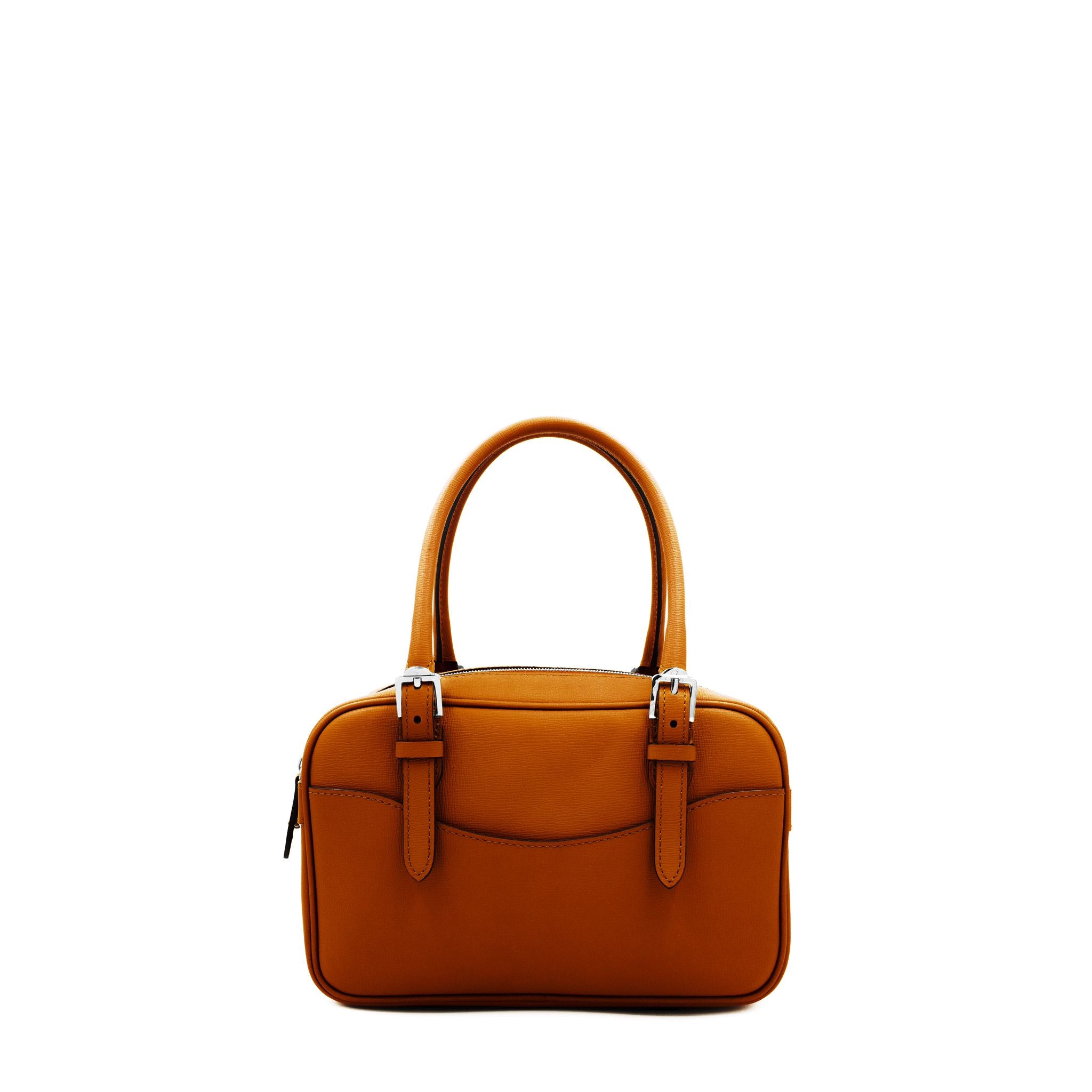 Appoloni bag in Grained Heritage leather Châtaignier