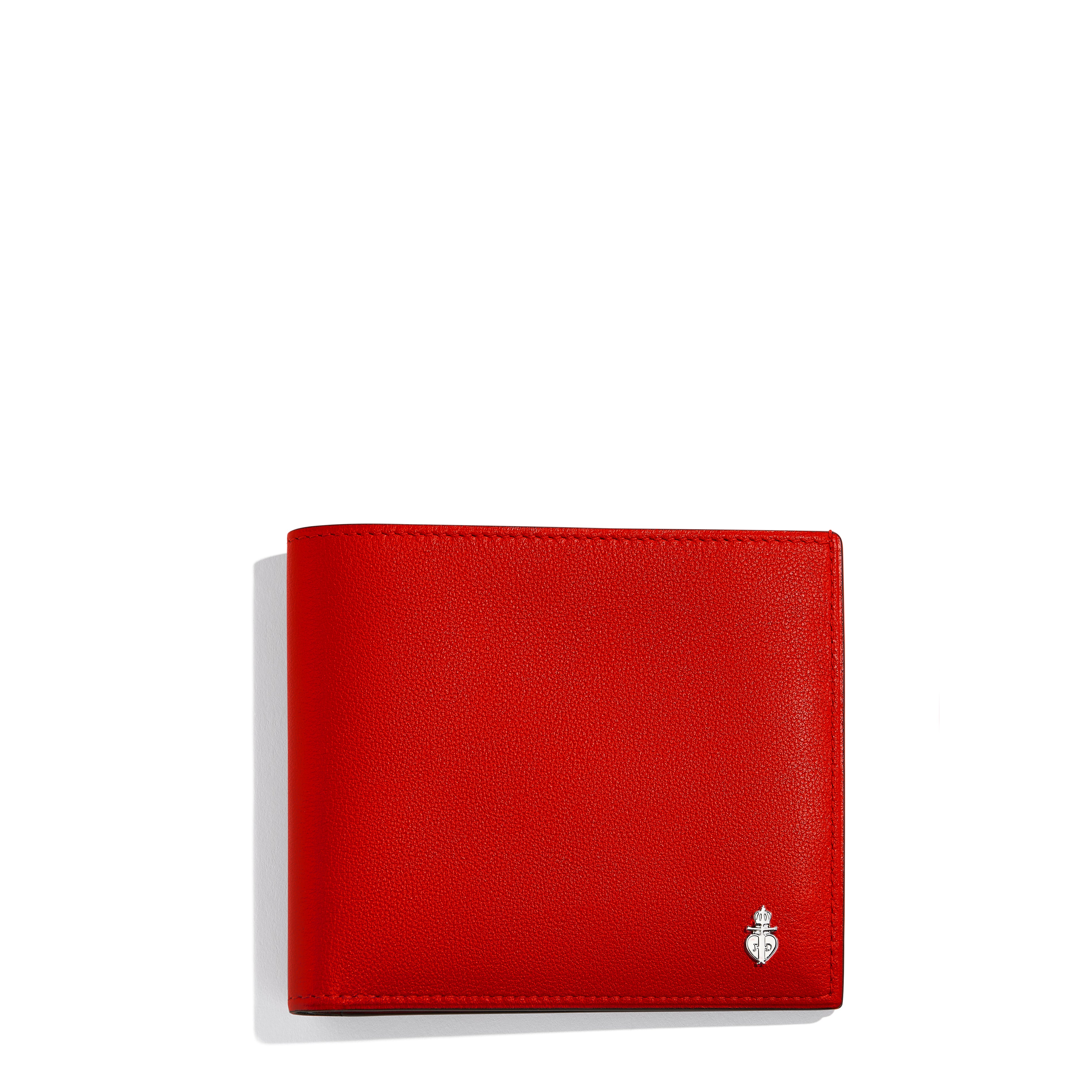 Lectoure Wallet in Coquelicot Sonate leather