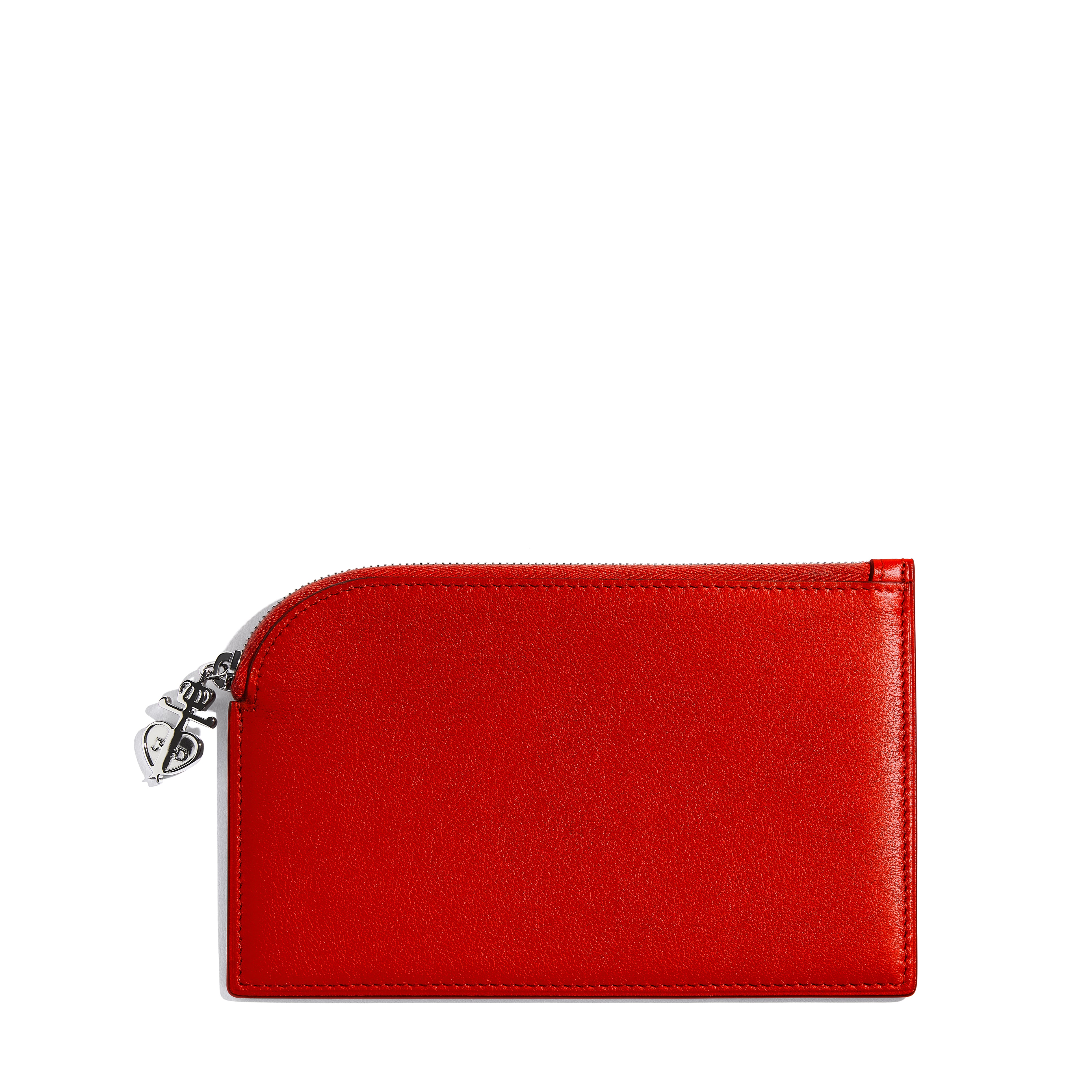 Petite Trousse Lectoure en cuir Sonate Coquelicot