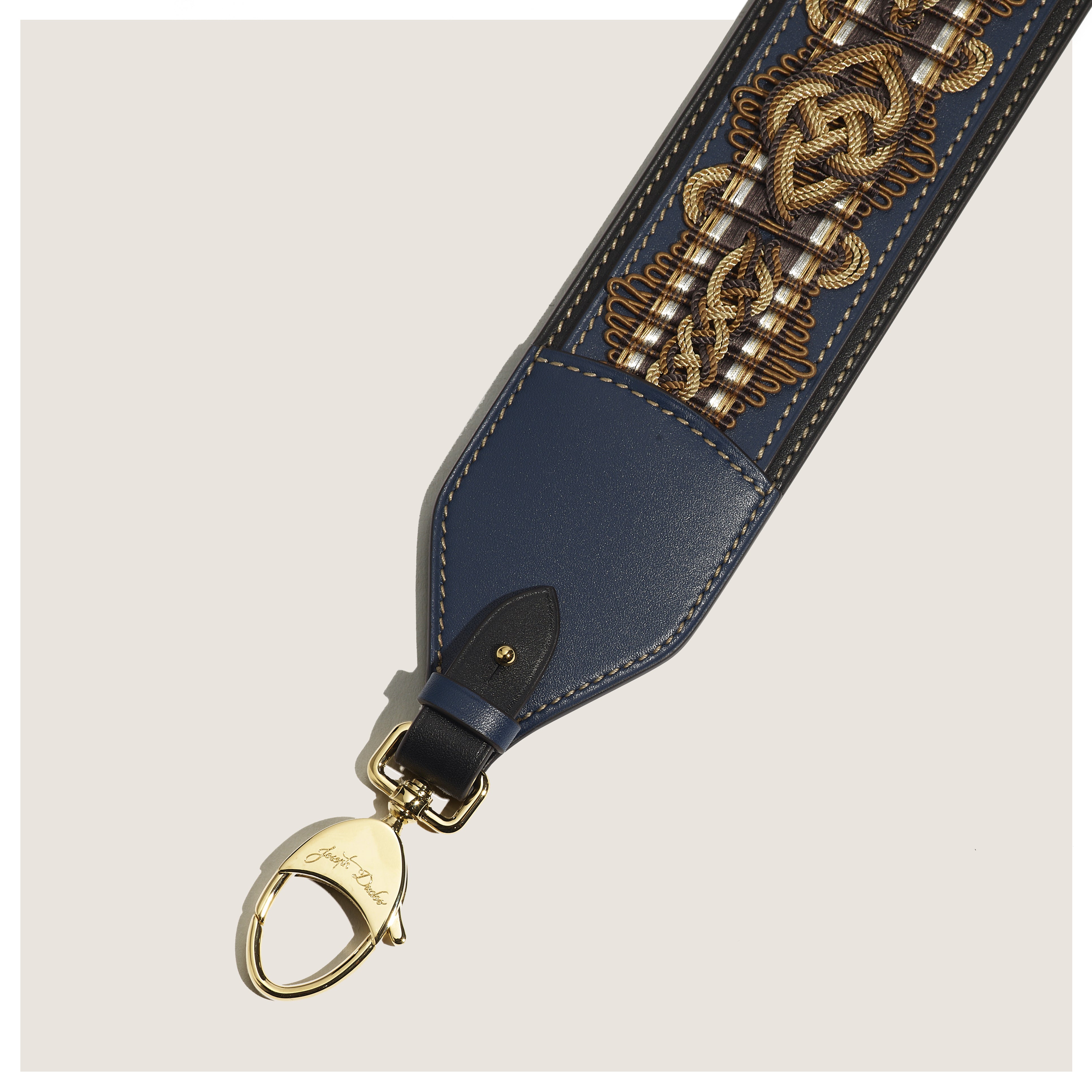 Bandoulière Passementerie Diderot en cuir Héritage Occitan