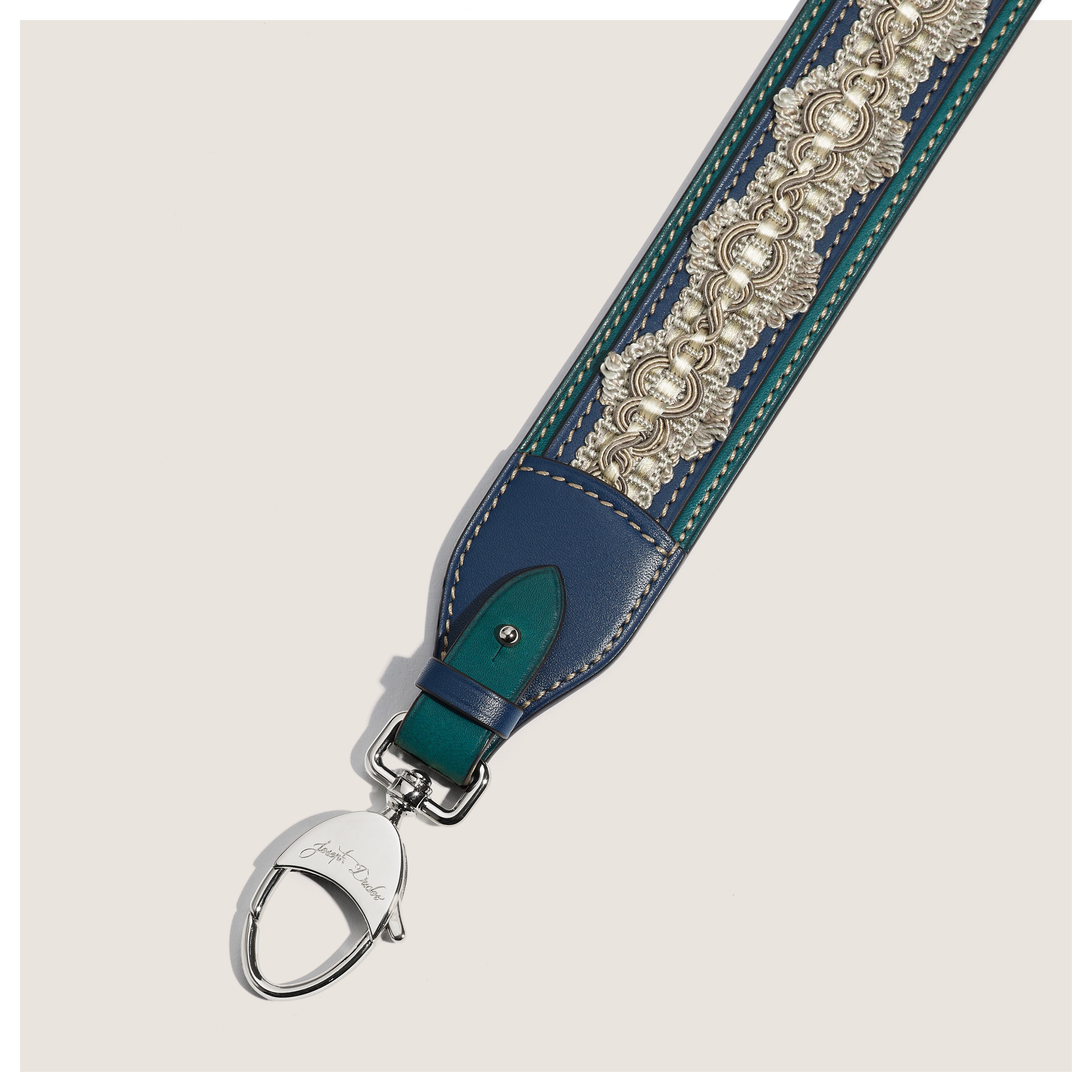 Bandoulière Passementerie Tanit BA en cuir Héritage Nénuphar