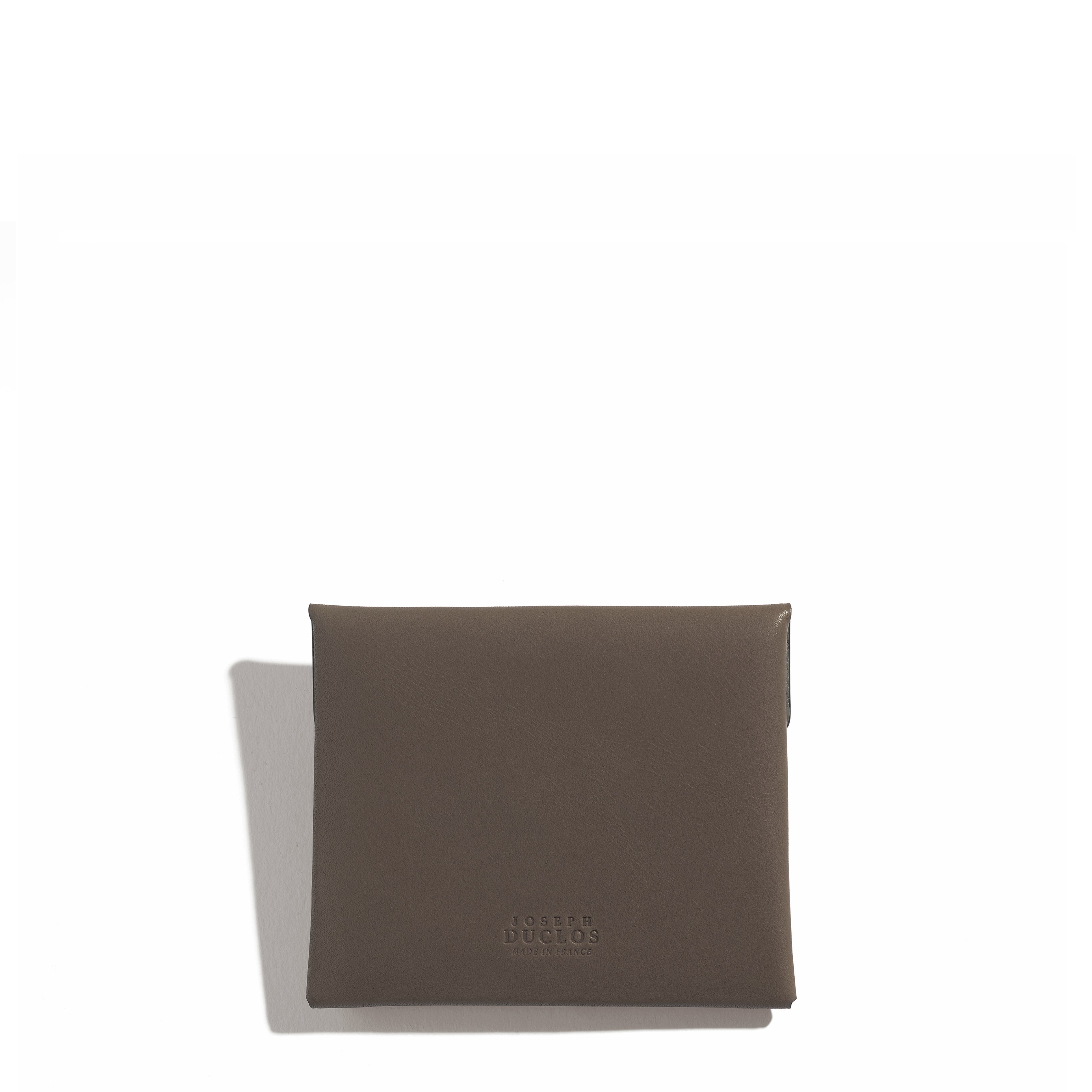 Pochette Saint-Clair Pliage en cuir Héritage Ardoise