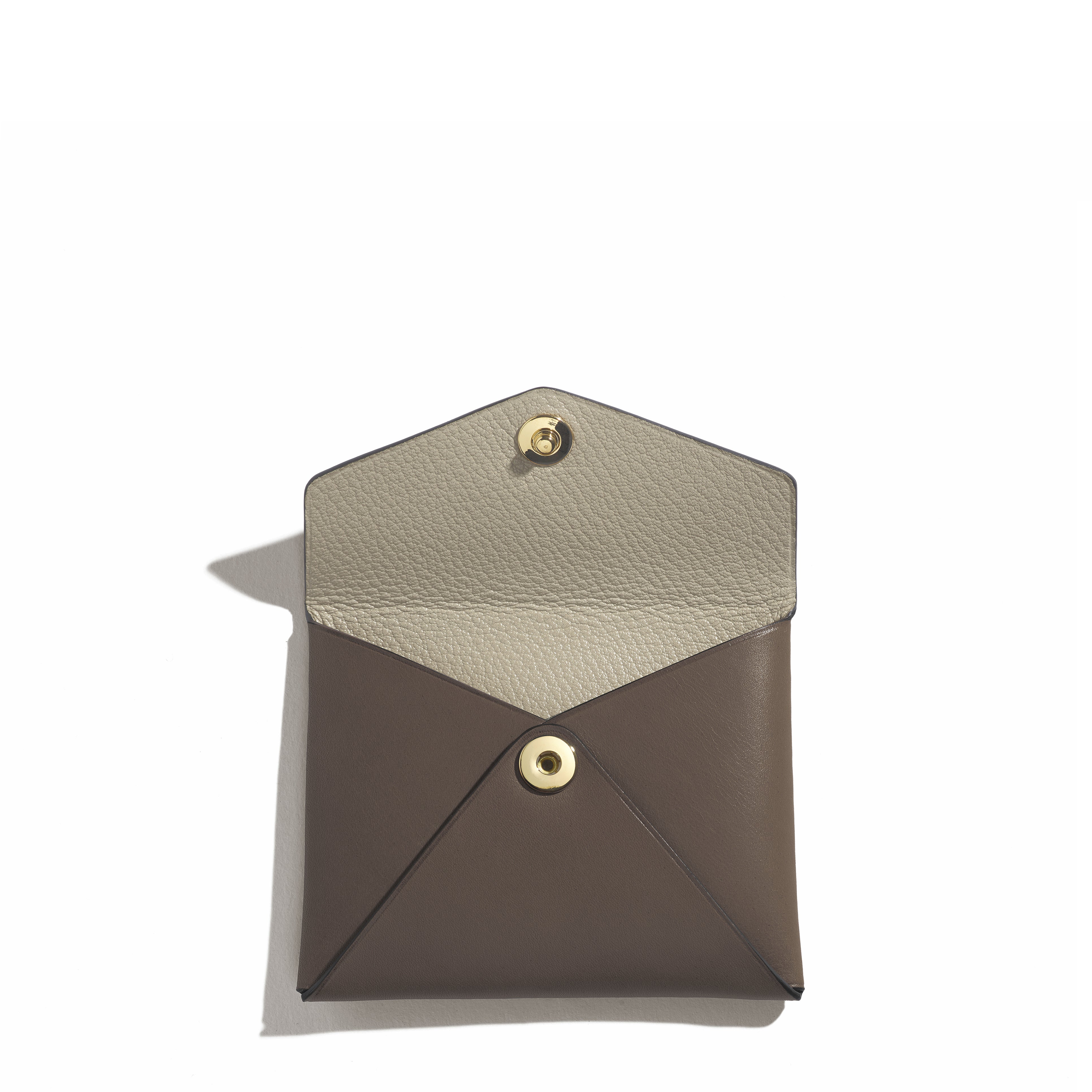 Pochette Saint-Clair Pliage en cuir Héritage Ardoise