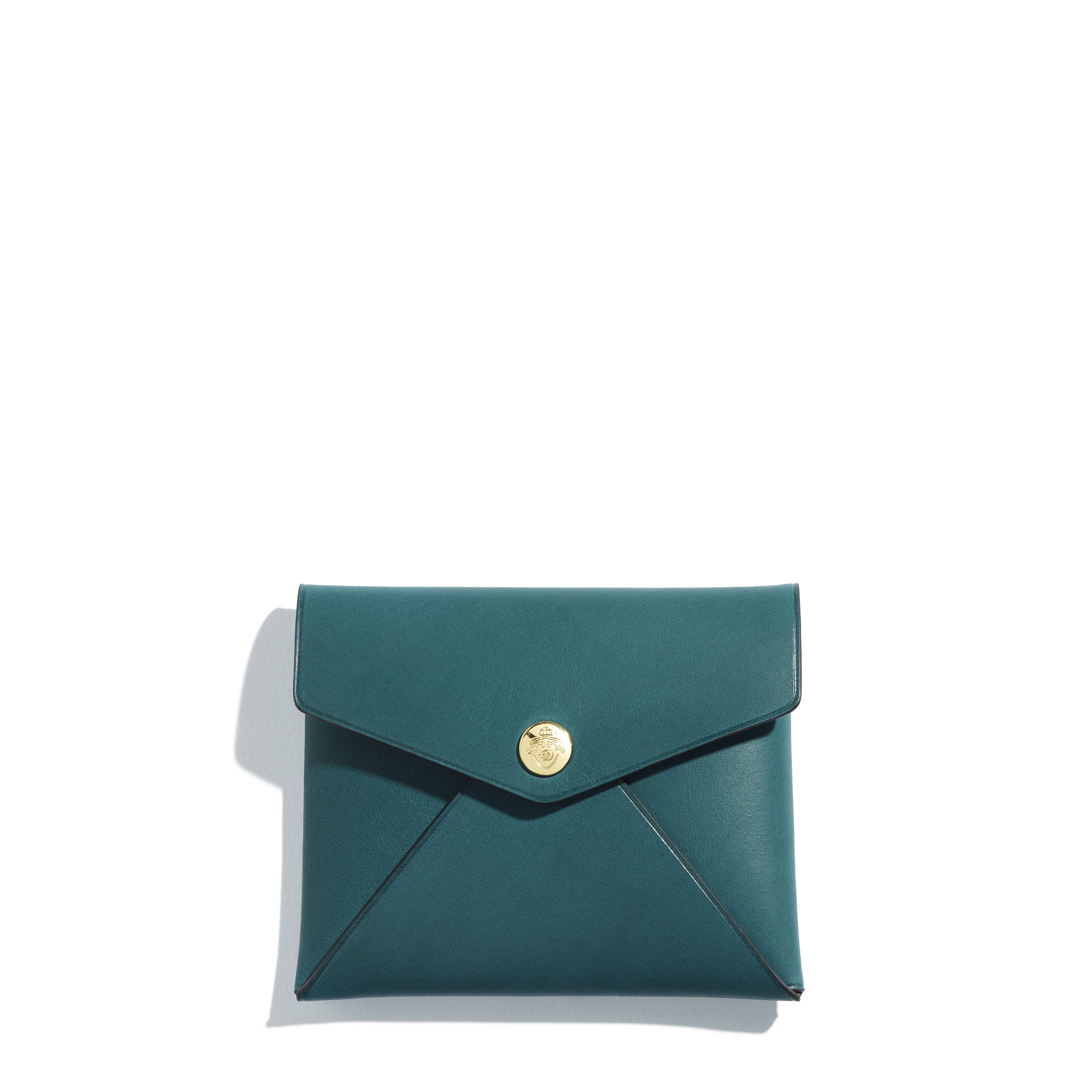 Saint-Clair Envelope Clutch Pliage in Nénuphar Héritage leather