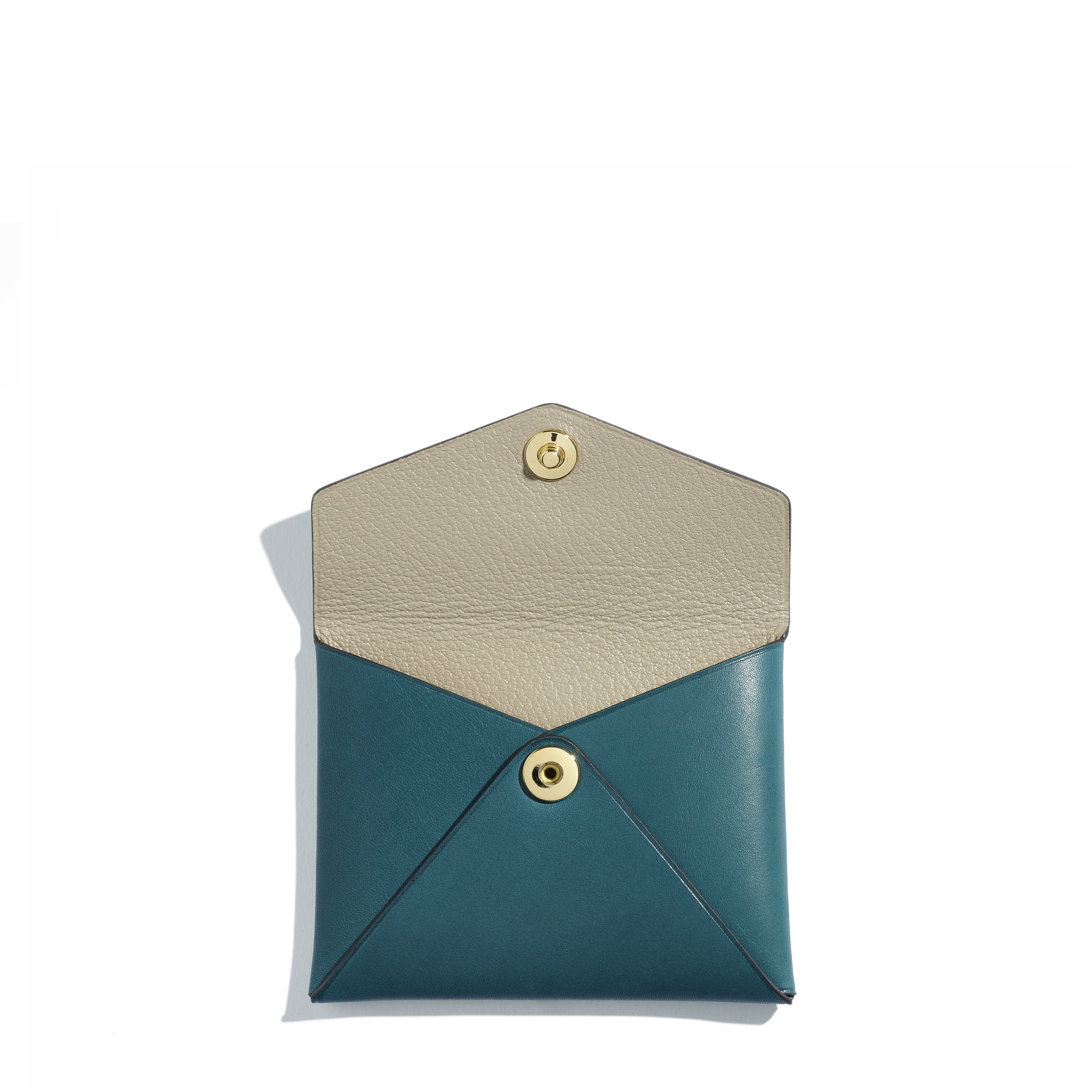 Pochette Saint-Clair Pliage en cuir Héritage Nénuphar