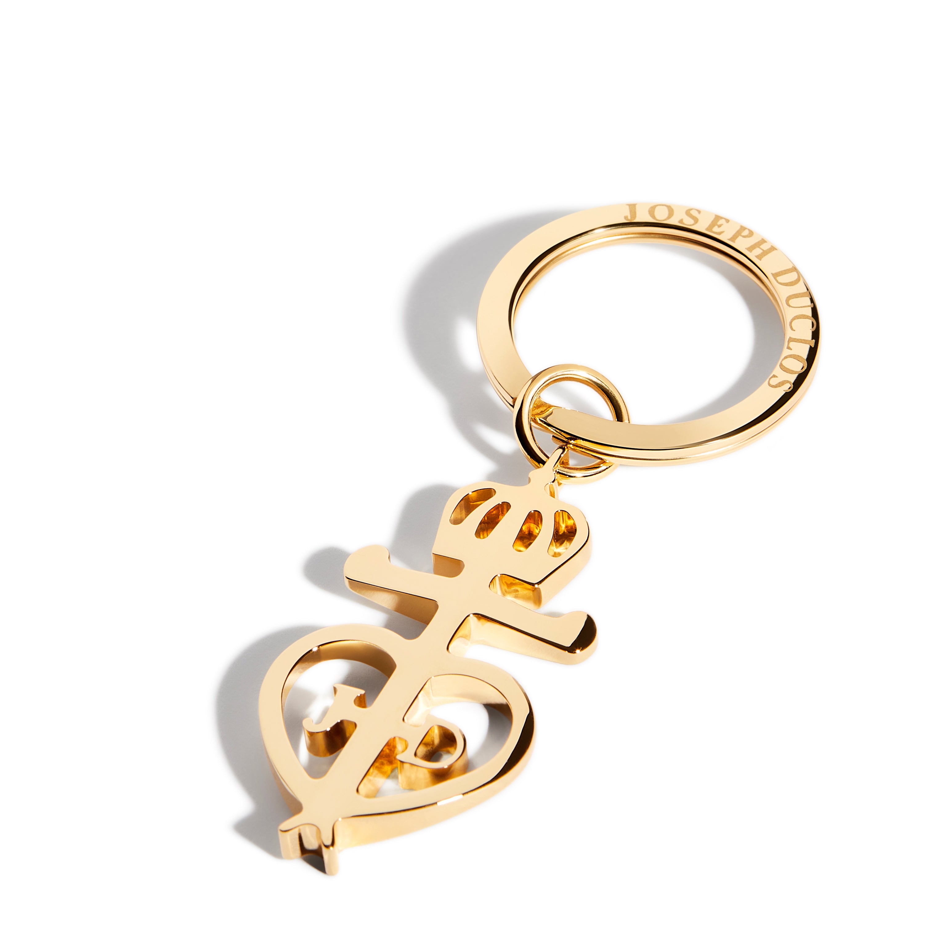 Lectoure Key Ring in Gold plated Brass