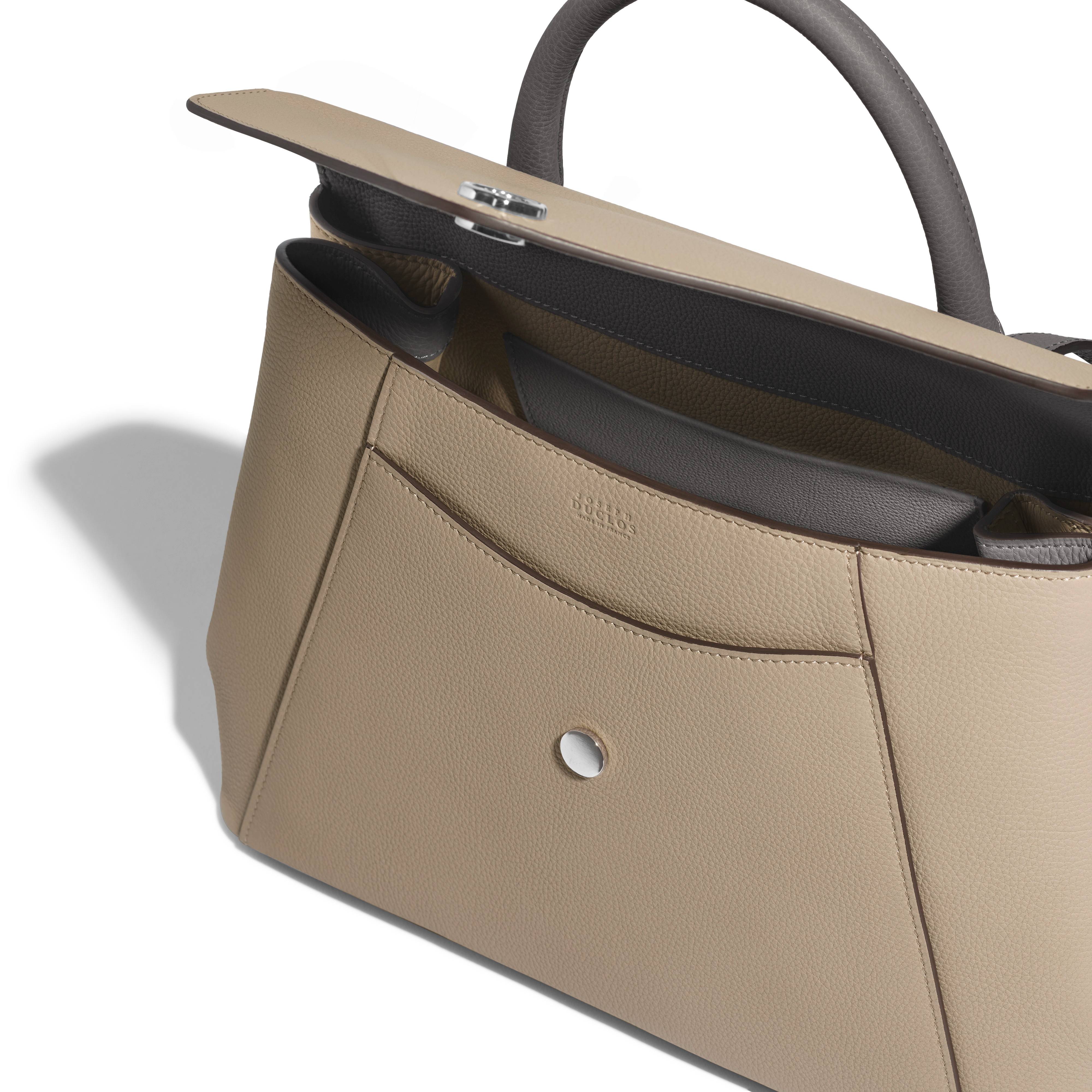 Sac Fontélie Cuir Concerto Taupe