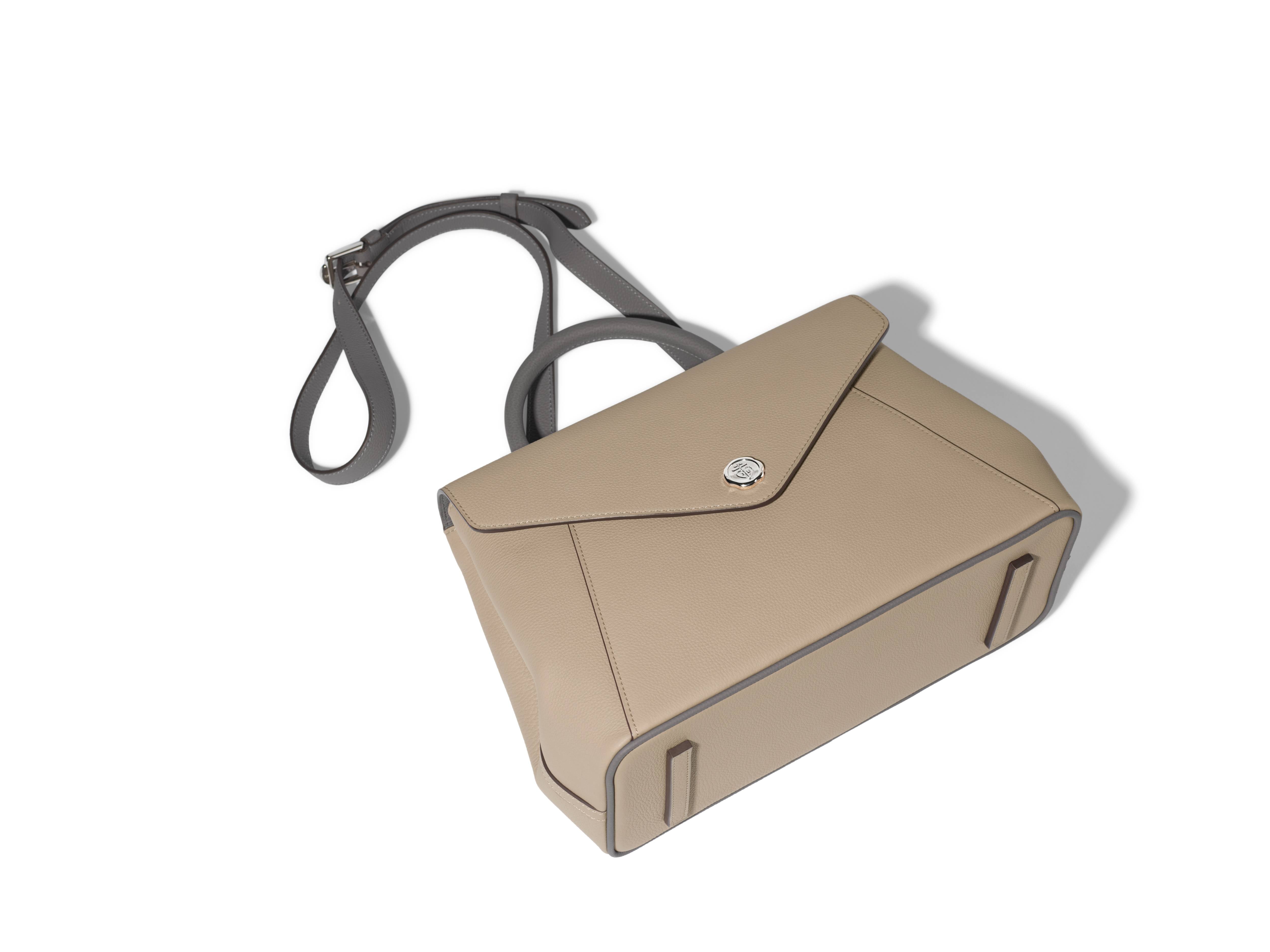 Sac Fontélie Cuir Concerto Taupe