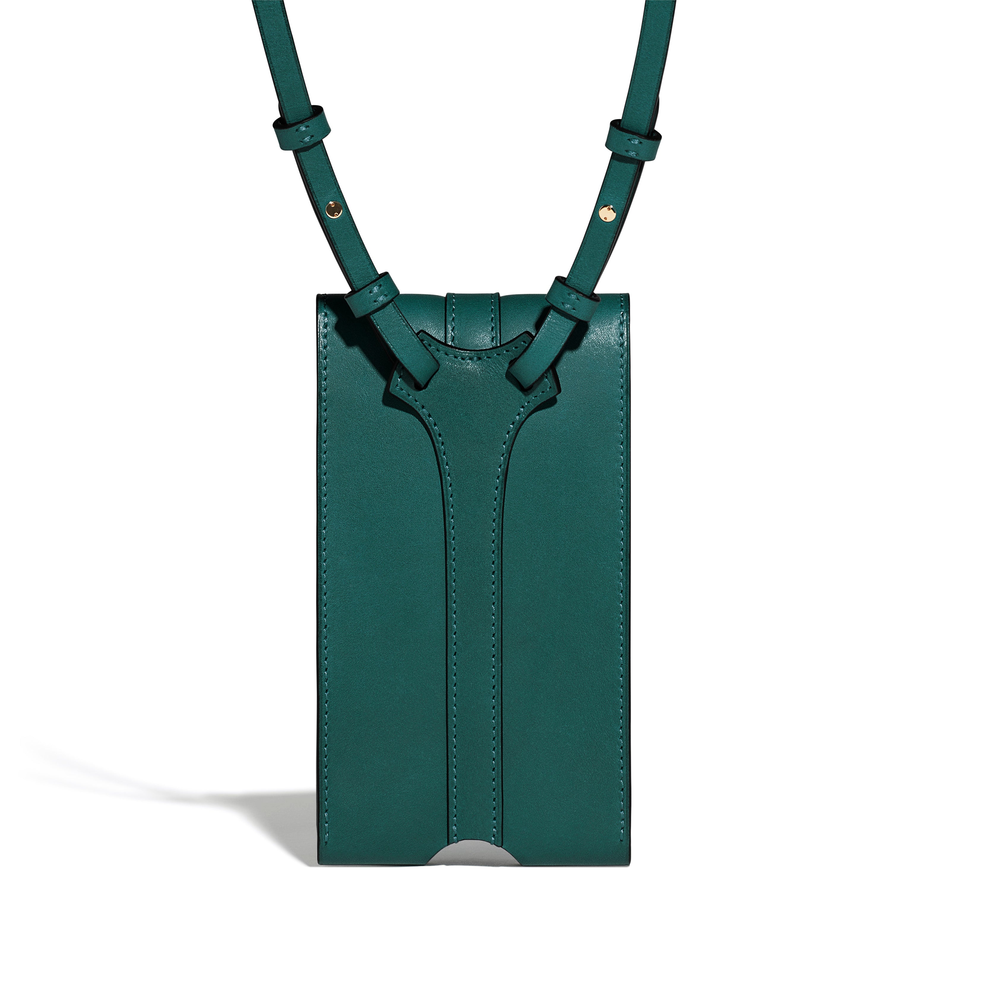 Mini Pochette Diane en cuir Héritage Nénuphar