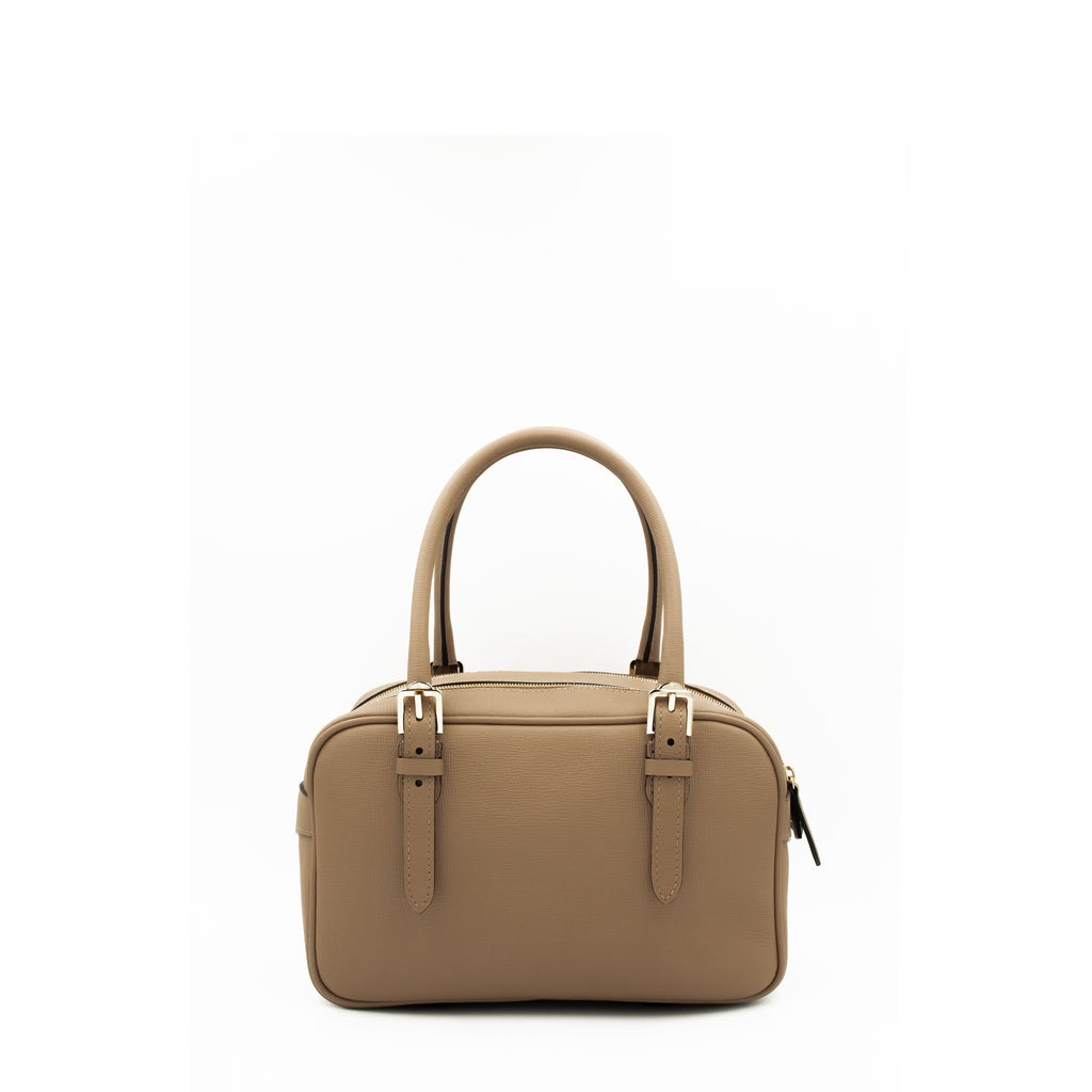 Sac Appoloni en cuir Tempo Marron Glacé