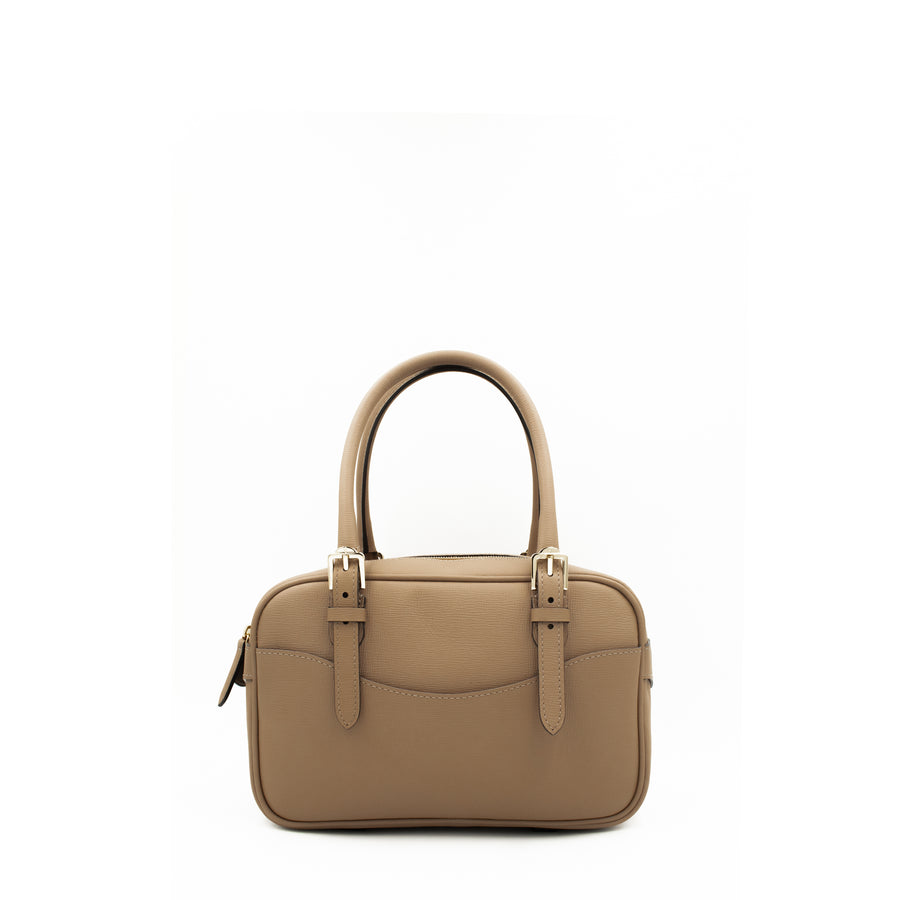 Sac Appoloni en cuir Tempo Marron Glacé