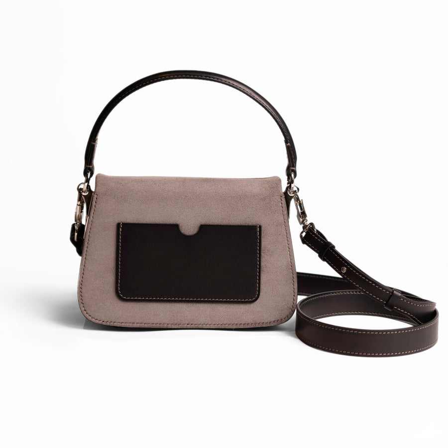 Sac Saint-Clair Cuir Arpège Souris