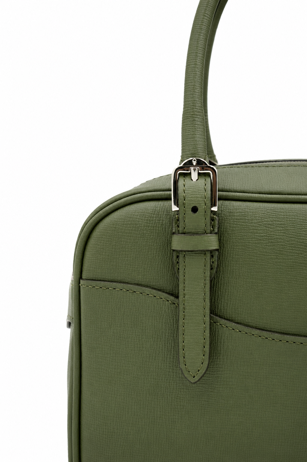 Sac Appoloni en cuir Tempo Kaki