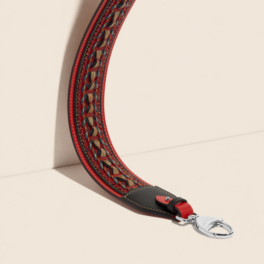 Pénélope Passementerie Strap in Coquelicot Héritage leather - Edition limited to 5 copies