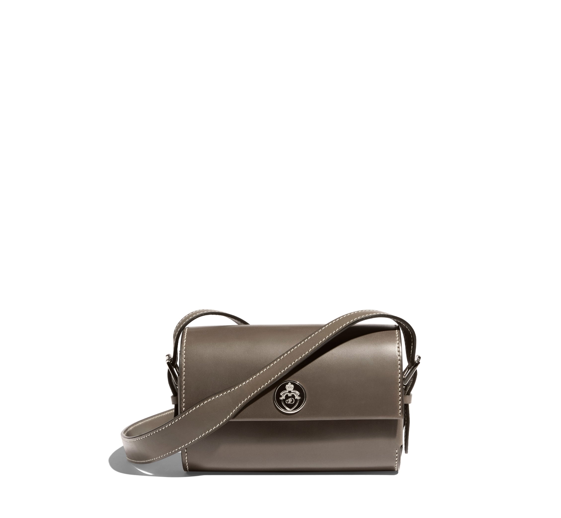 Mini Pochette Saint-Clair Cuir Symphonie Ardoise