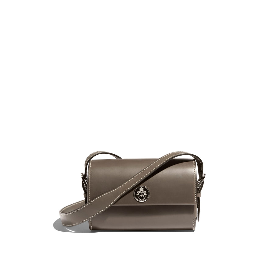 Mini Pochette Saint-Clair Cuir Symphonie Ardoise