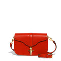 Besace Diane en cuir Héritage Coquelicot