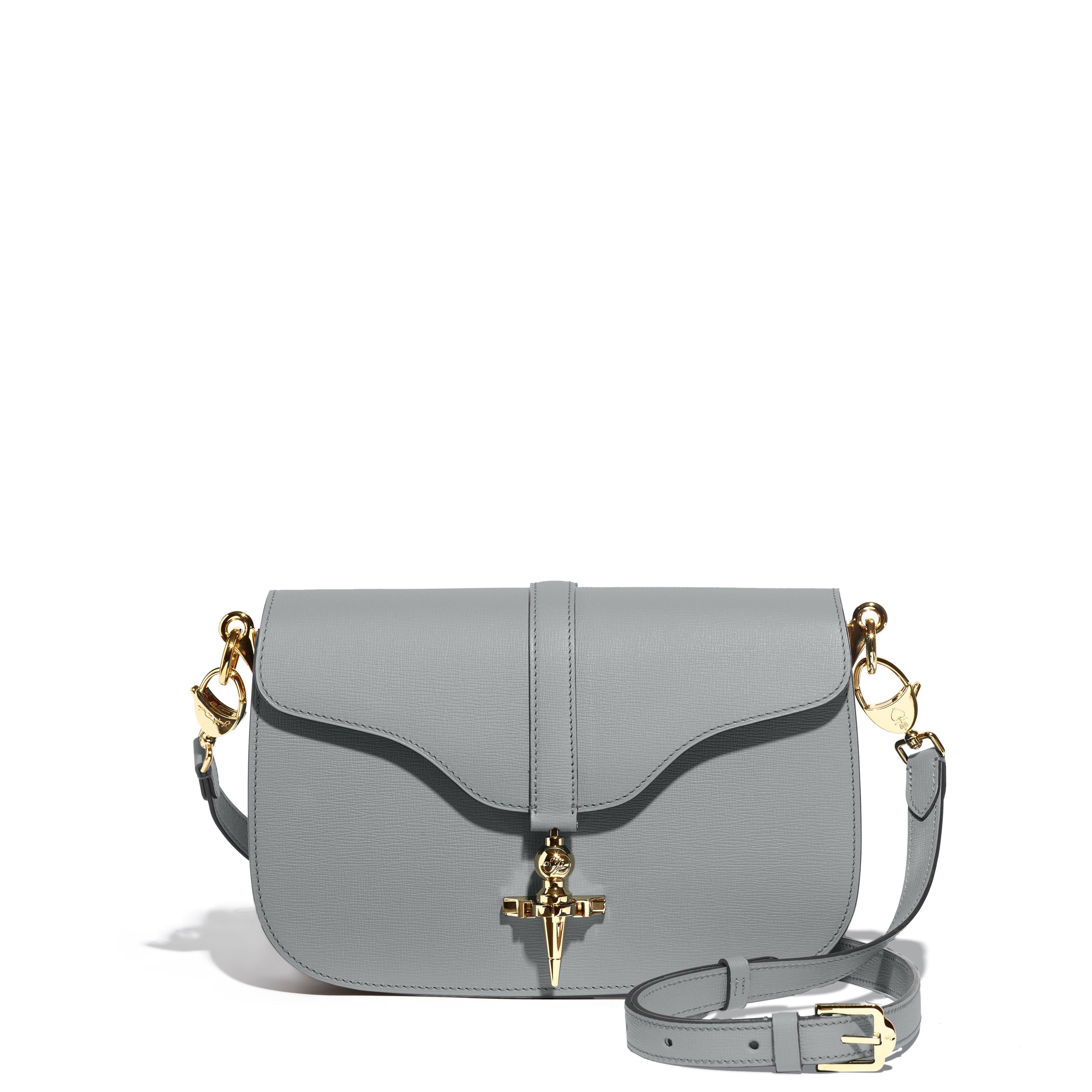 Besace Diane en cuir Tempo Souris