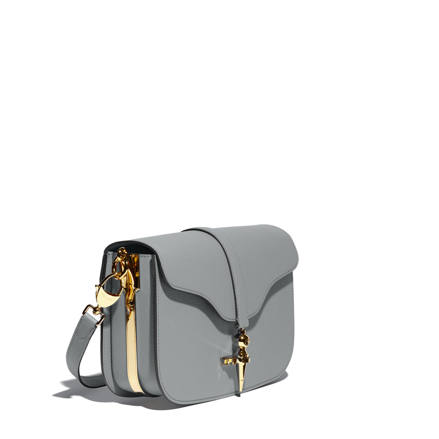 Besace Diane en cuir Tempo Souris