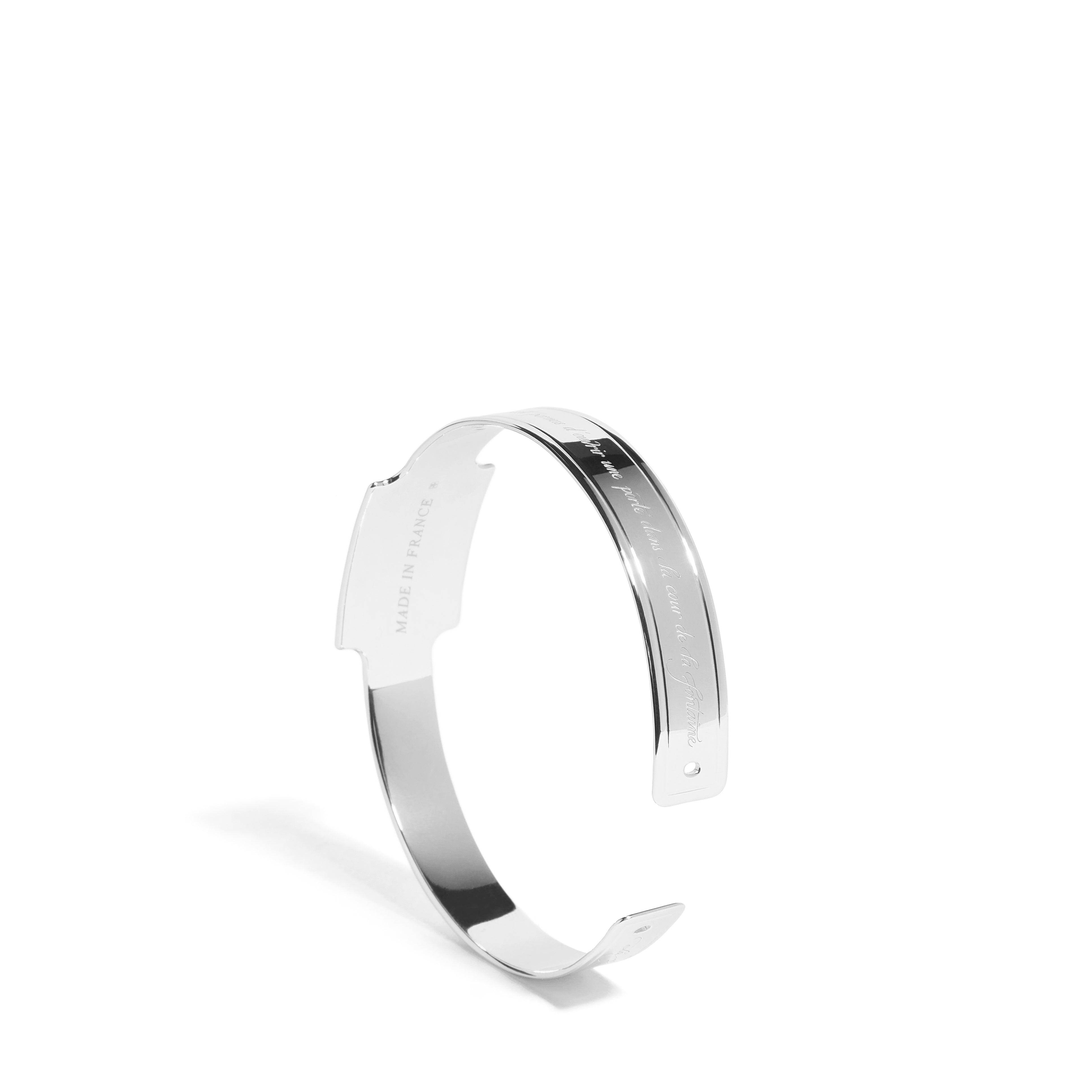 Diane Parure Bracelet in Palladium Plated Brass