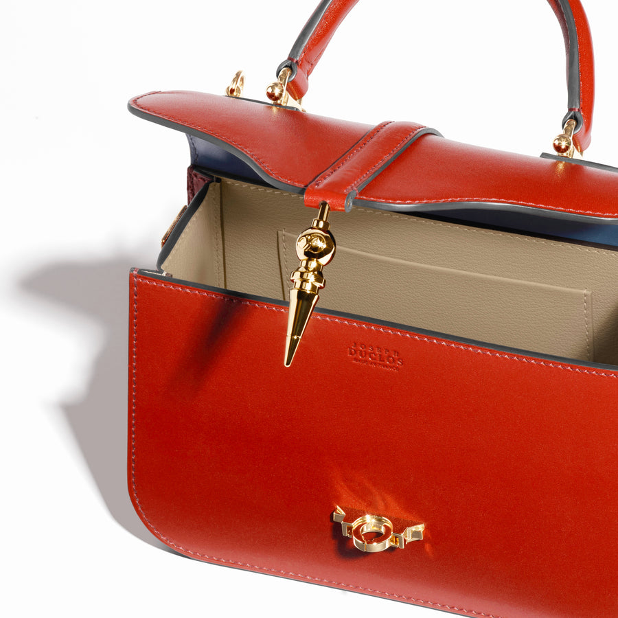 Diane L20 en cuir Harmonie Coquelicot