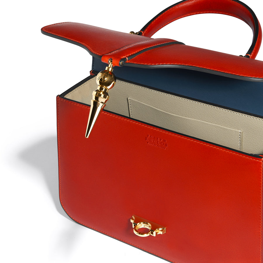Diane L26 en cuir Héritage Coquelicot