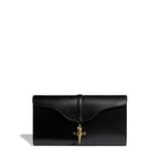 Pochette Diane en cuir Lumière Noir