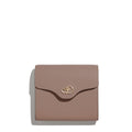 Mini Portefeuille Diane en cuir Tempo Marron Glacé