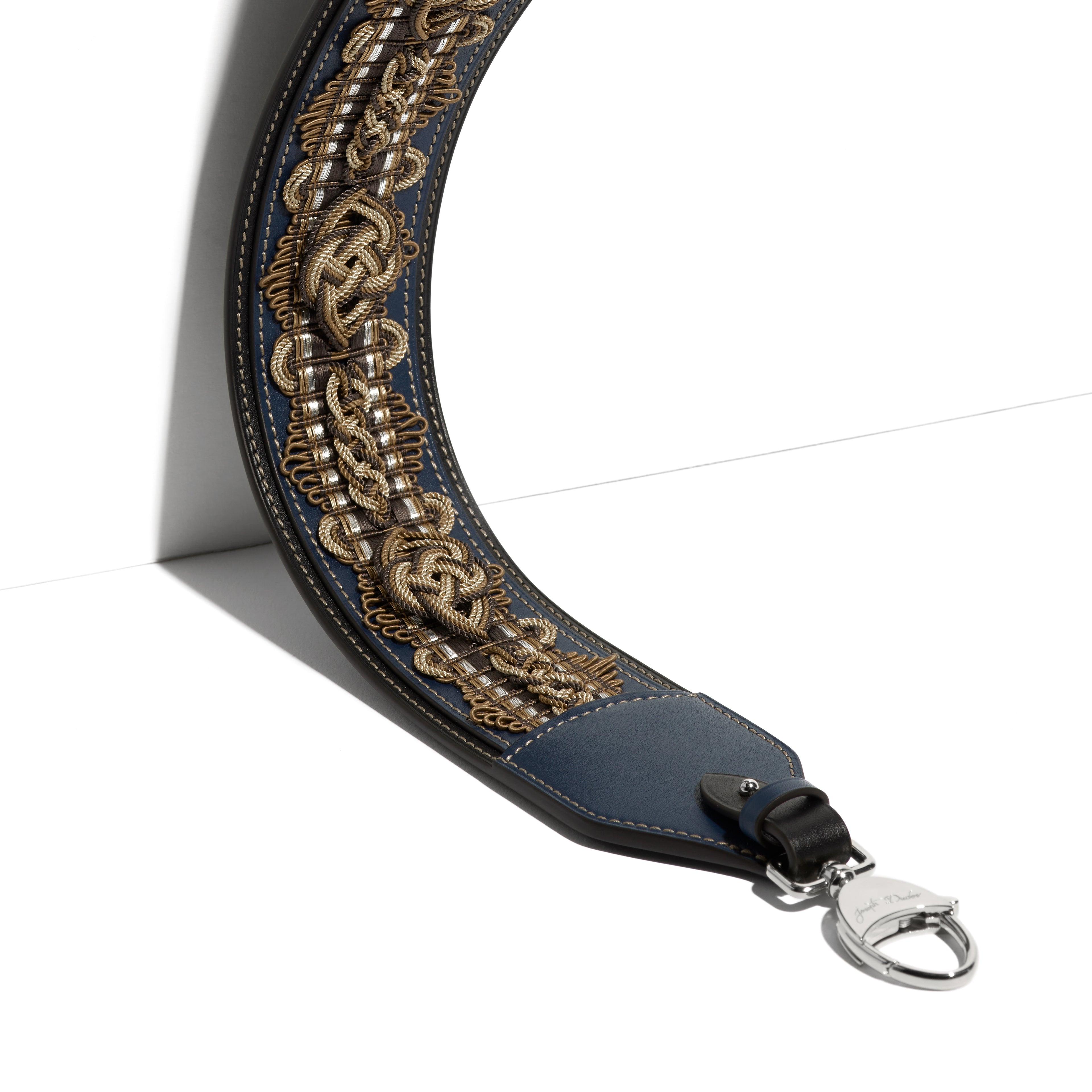Bandoulière Passementerie Diderot en cuir Héritage Occitan - Éditon Limitée à 7 exemplaires