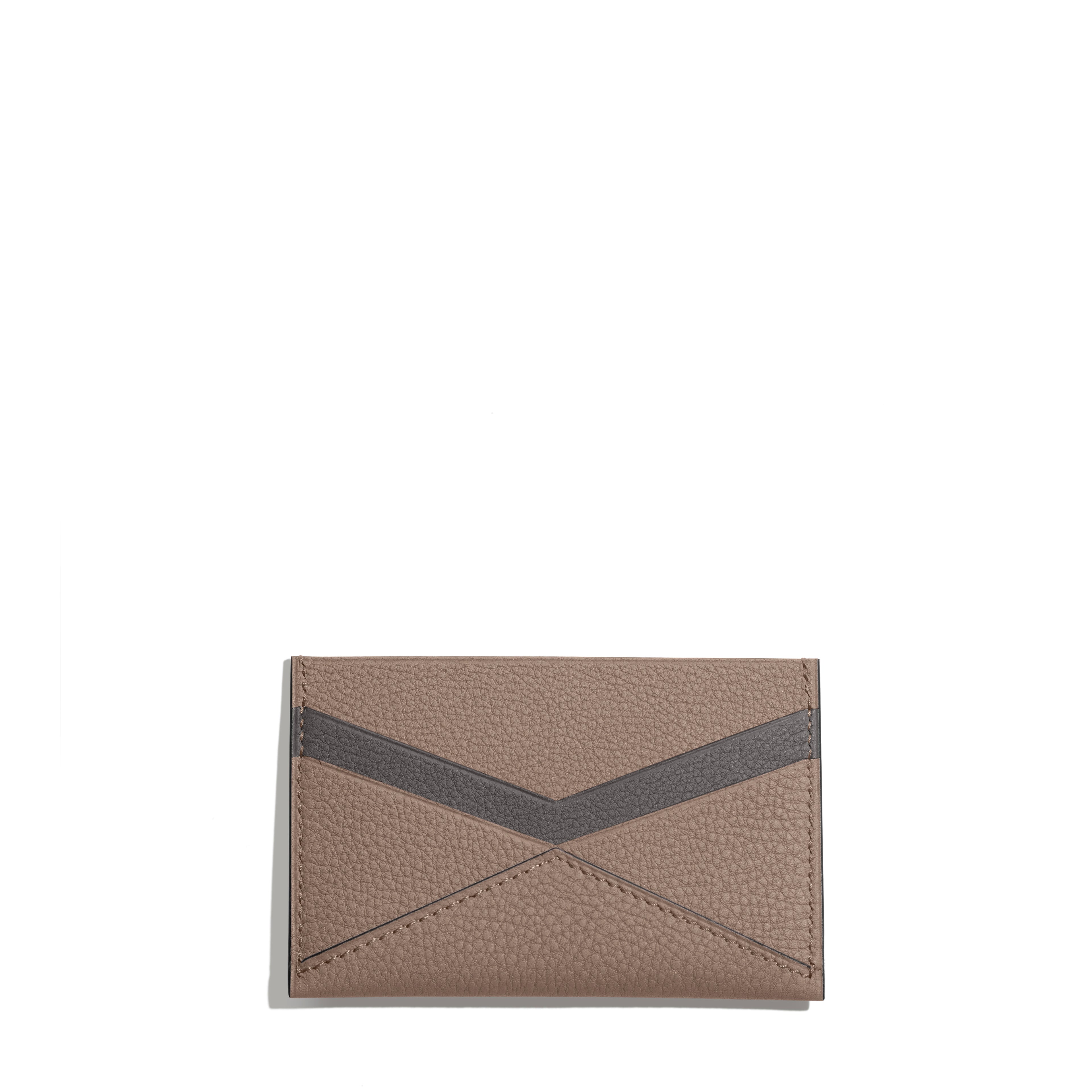 Porte-Cartes Fontélie en cuir Concerto Taupe