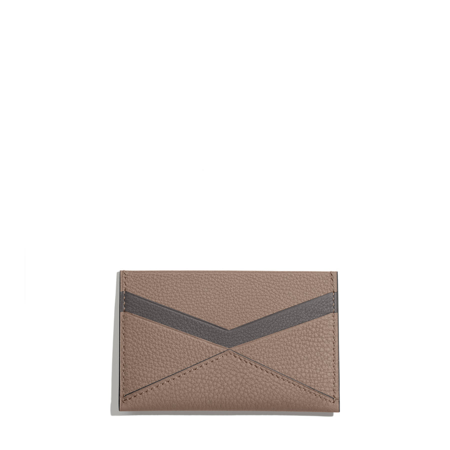 Porte-Cartes Fontélie en cuir Concerto Taupe
