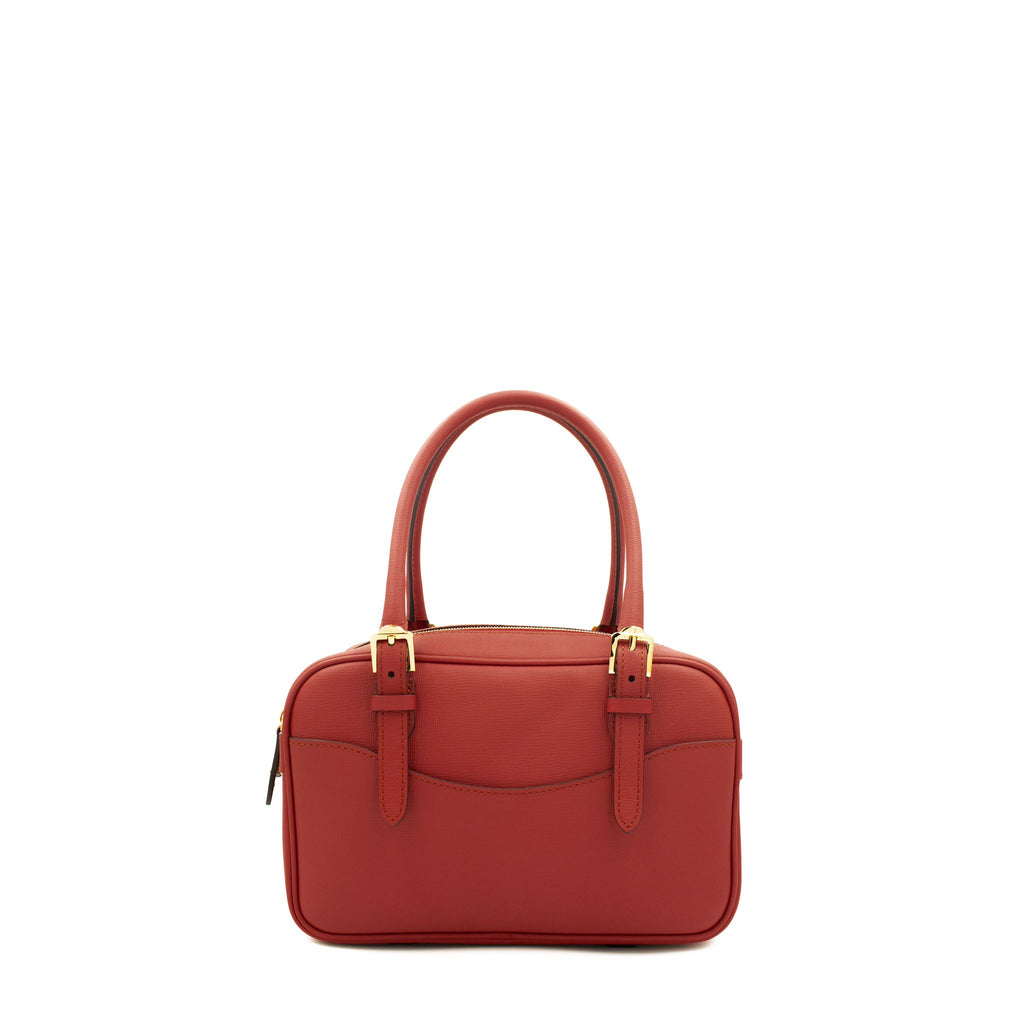 Sac Appoloni en cuir Tempo Bordeaux