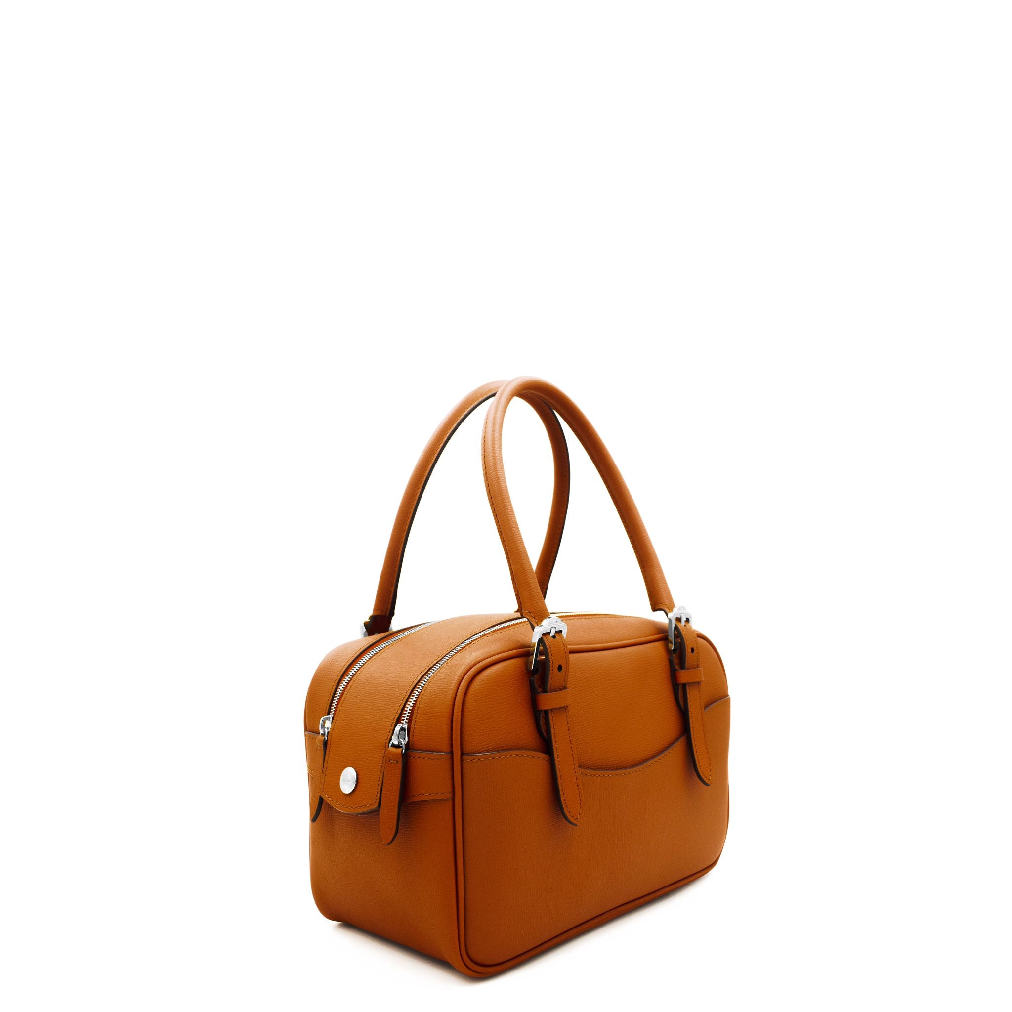 Appoloni bag in Grained Heritage leather Châtaignier
