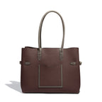 Lectoure Horizontal Tote Lie de Vin Legato leather