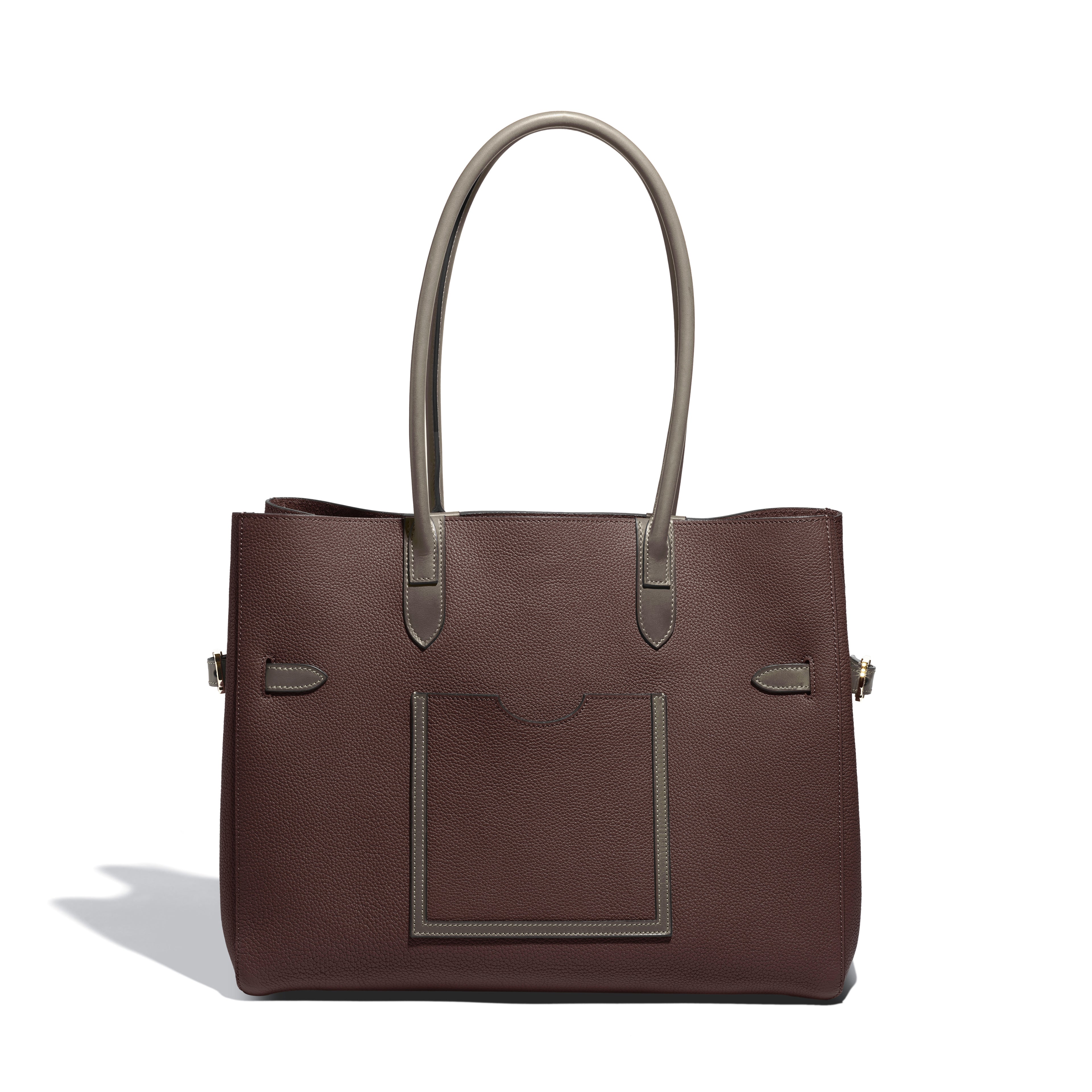 Lectoure Horizontal Tote Lie de Vin Legato leather