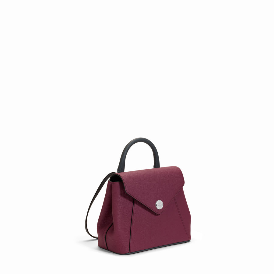 Mini Fontélie en cuir Concerto Aubergine