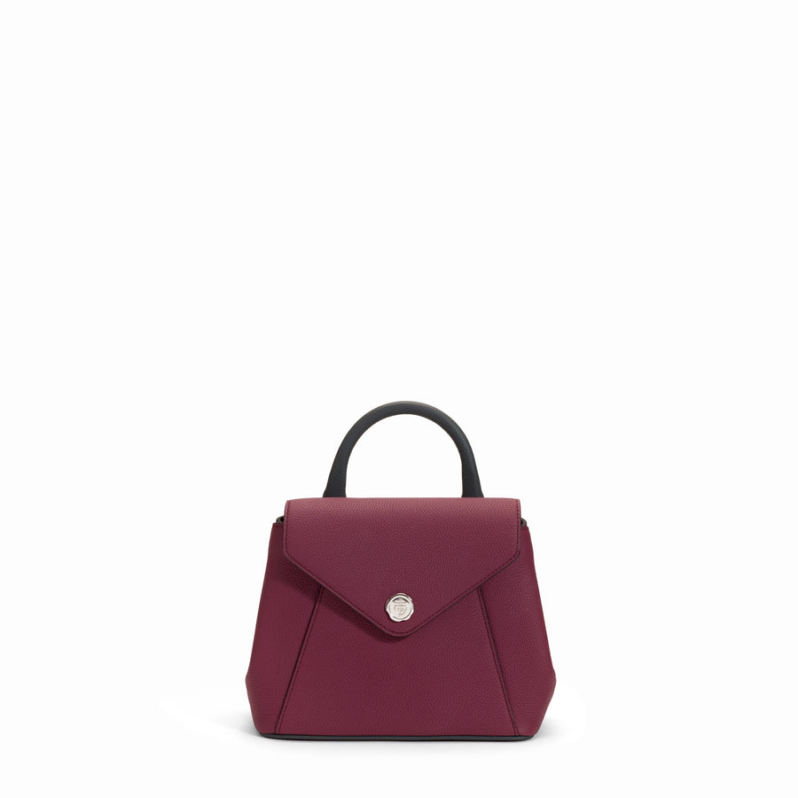 Mini Fontélie en cuir Concerto Aubergine