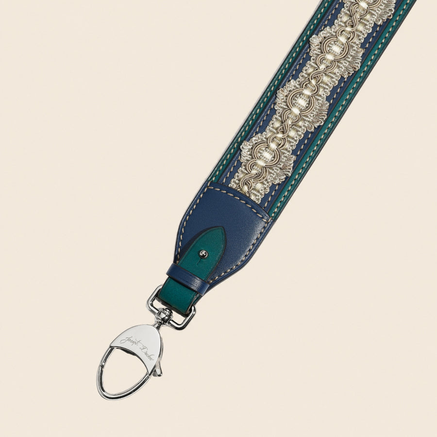 Bandoulière Passementerie Tanit BA en cuir Héritage Nénuphar - Édition Limitée à 8 exemplaires