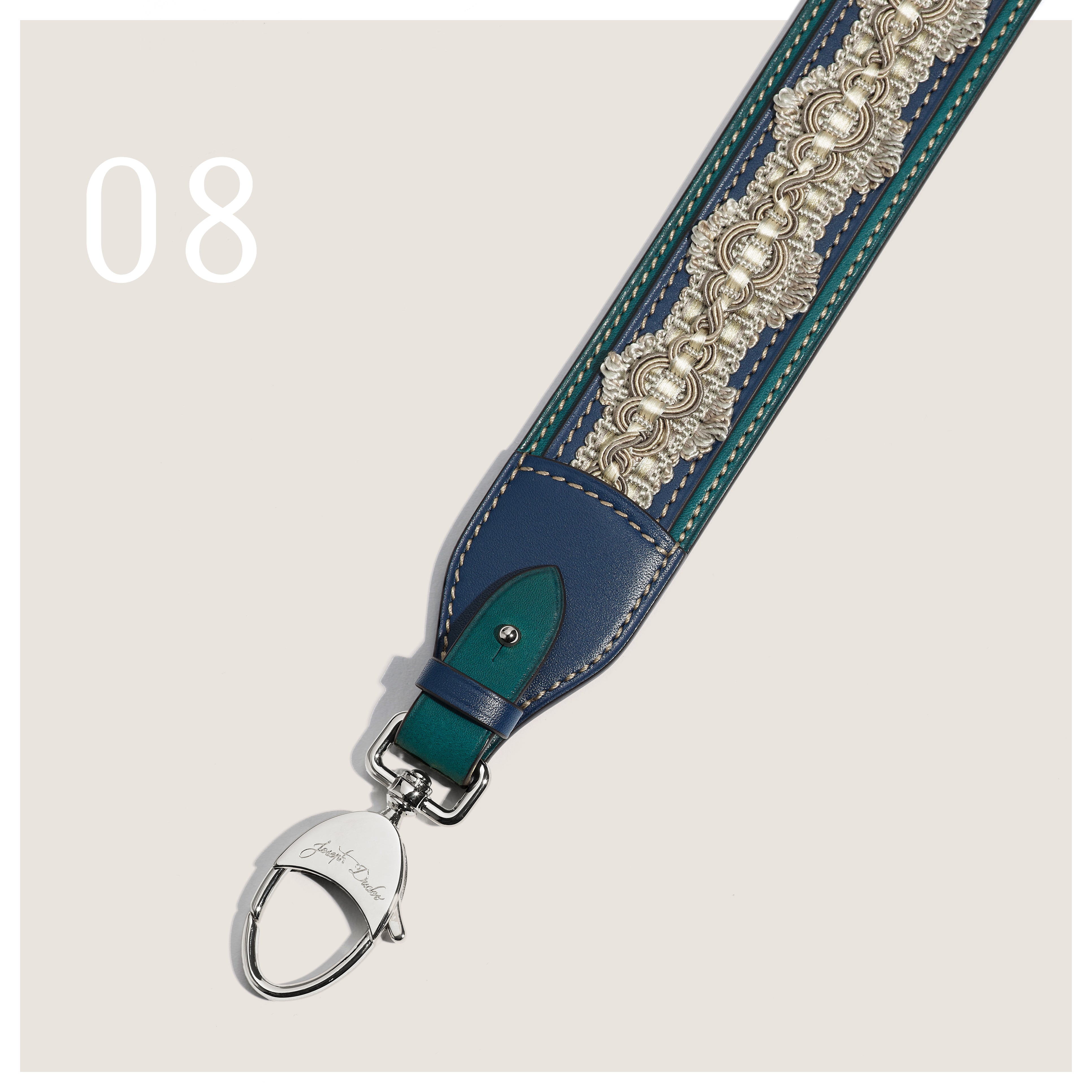Tanit BA Passementerie Strap in Nénuphar Héritage leather