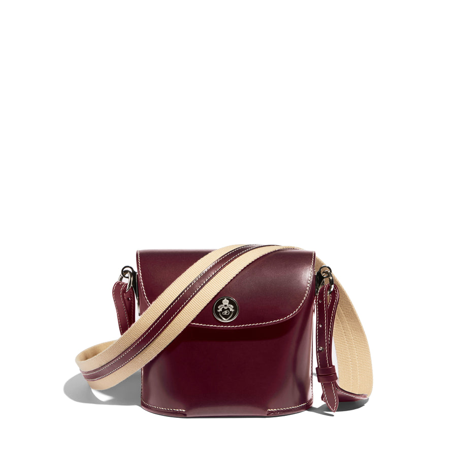 Pochette Saint-Clair en cuir Symphonie Aubergine