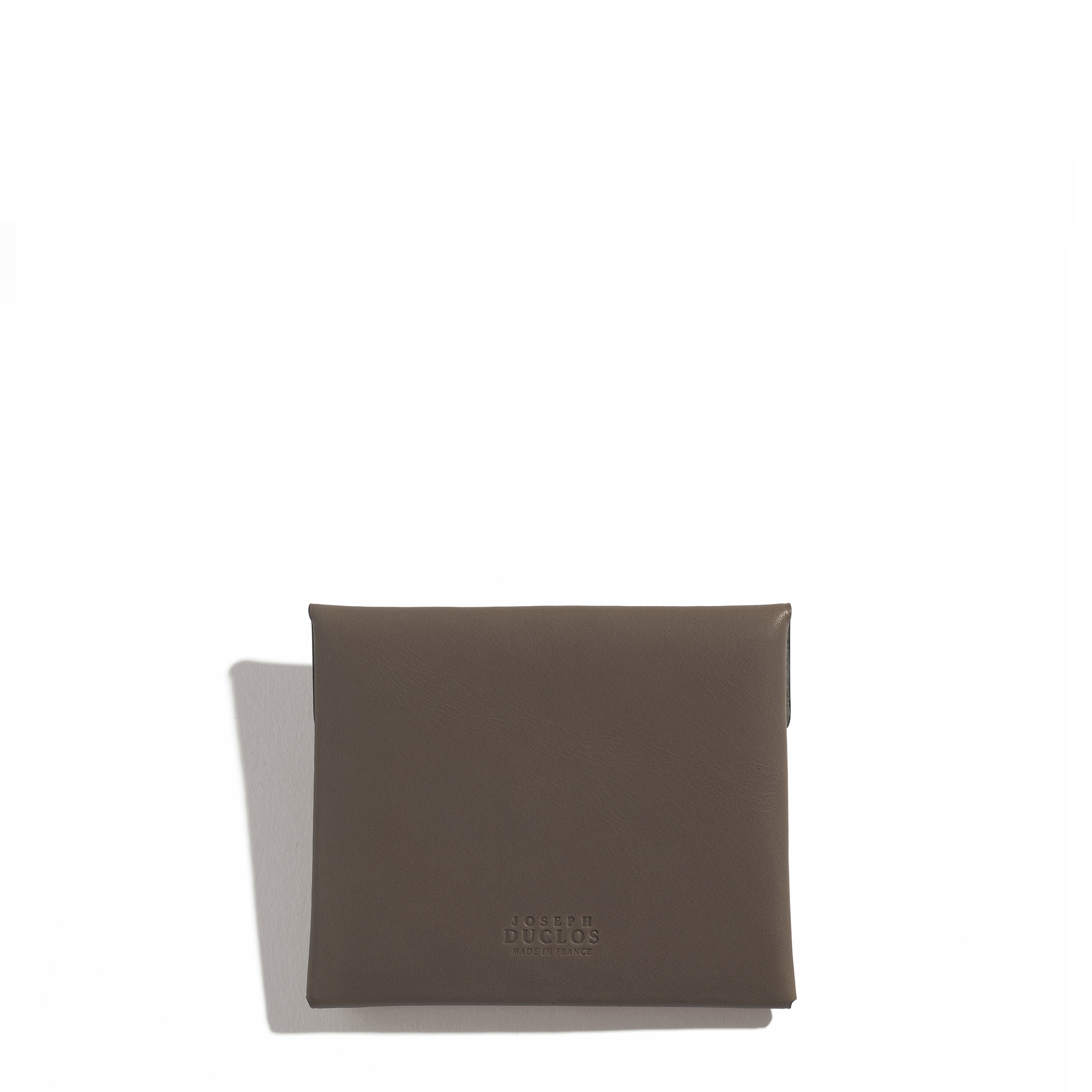 Saint-Clair Envelope Clutch Pliage in Ardoise Héritage leather
