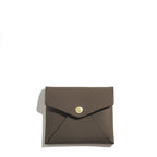 Saint-Clair Envelope Clutch Pliage in Ardoise Héritage leather